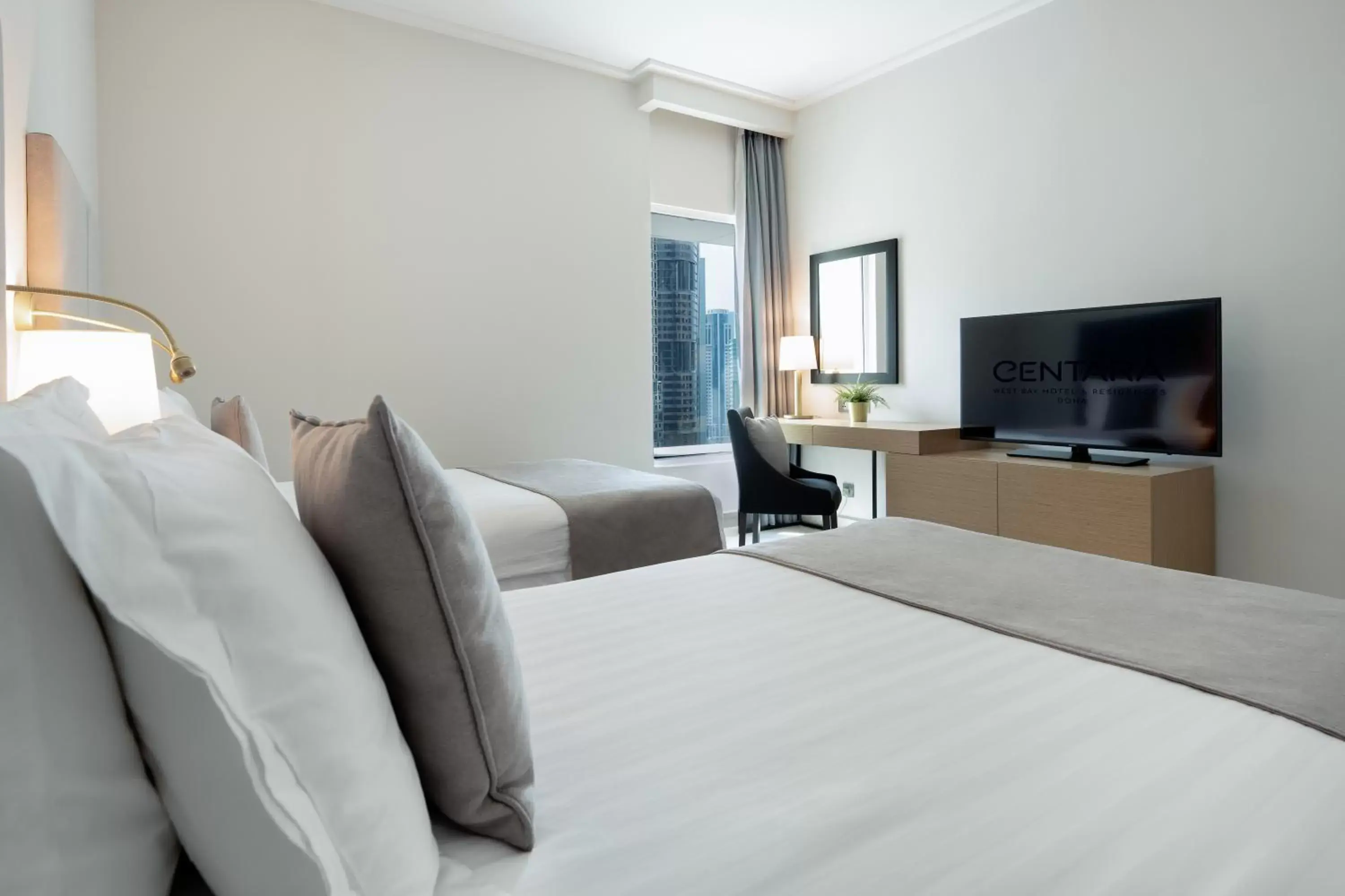 Bed in Centara West Bay Hotel & Residences Doha