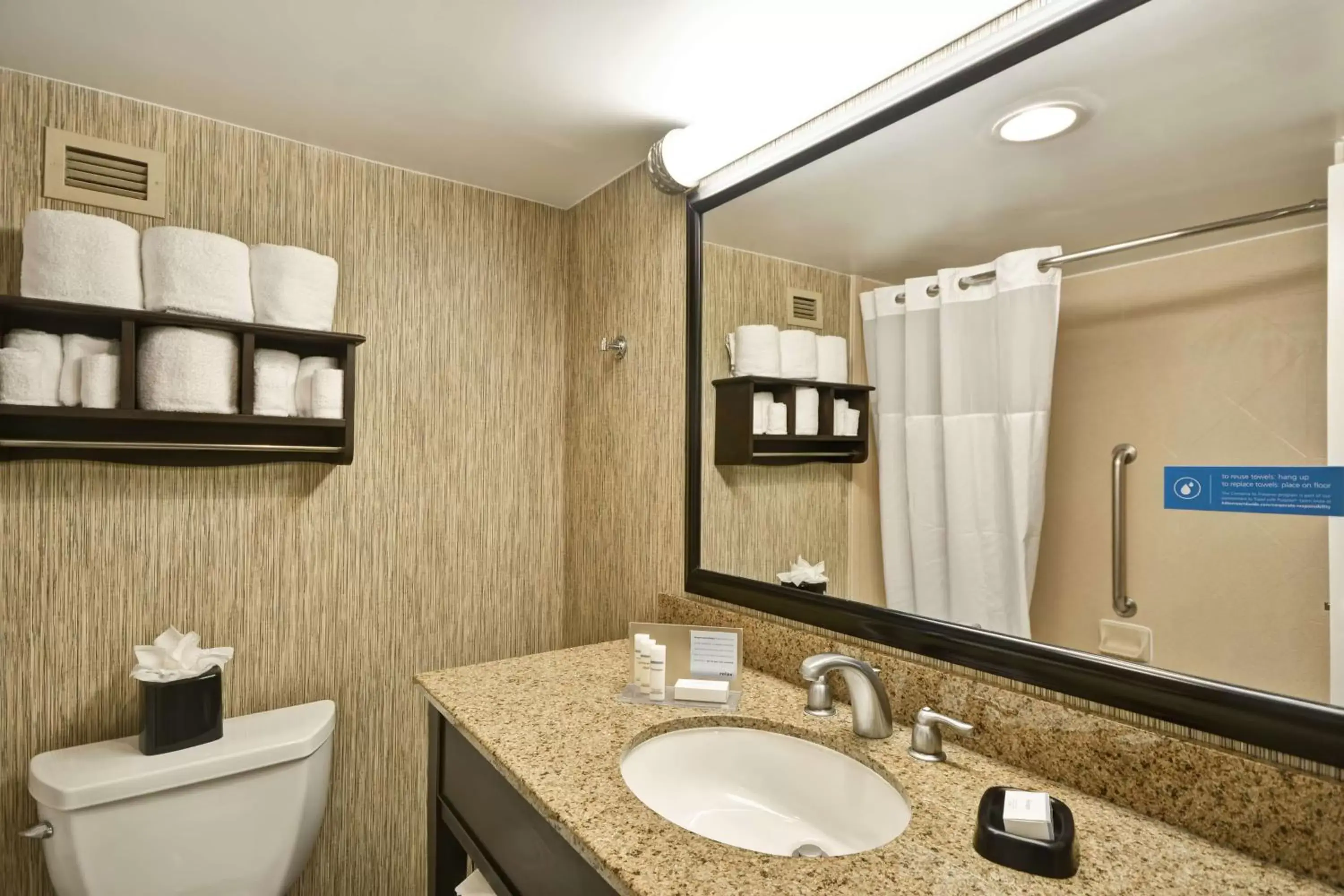 Bathroom in Hampton Inn Chicago-Naperville