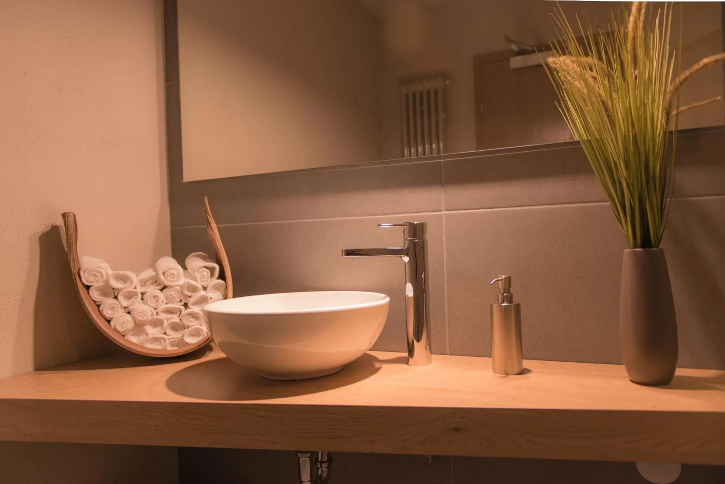 Bathroom in Hotel Restaurant Brigitte