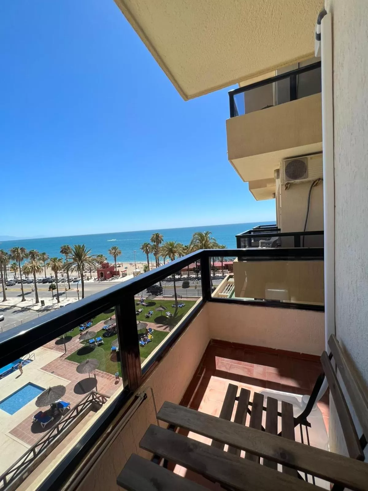 Balcony/Terrace in Benalmadena ALOHA PLAYA SEA VIEW LOFT