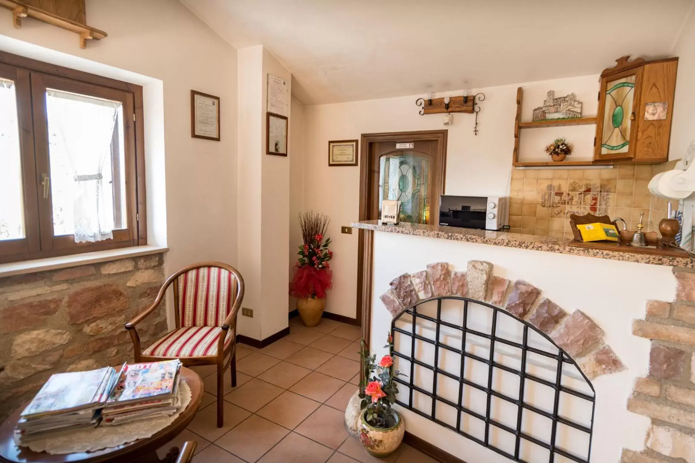 Living room, Lobby/Reception in La Piaggia