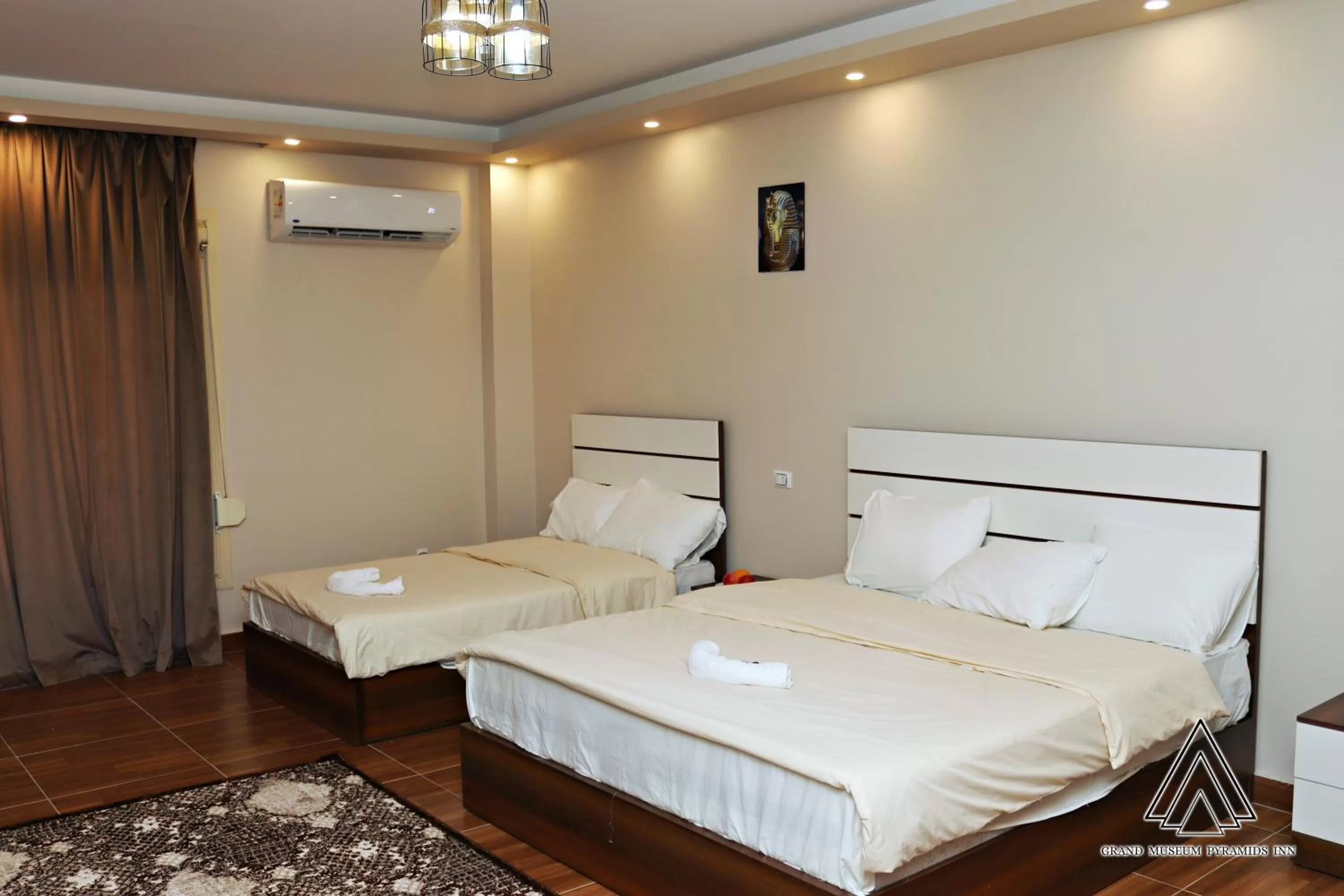 Bed in Grand Museum Pyramids Inn