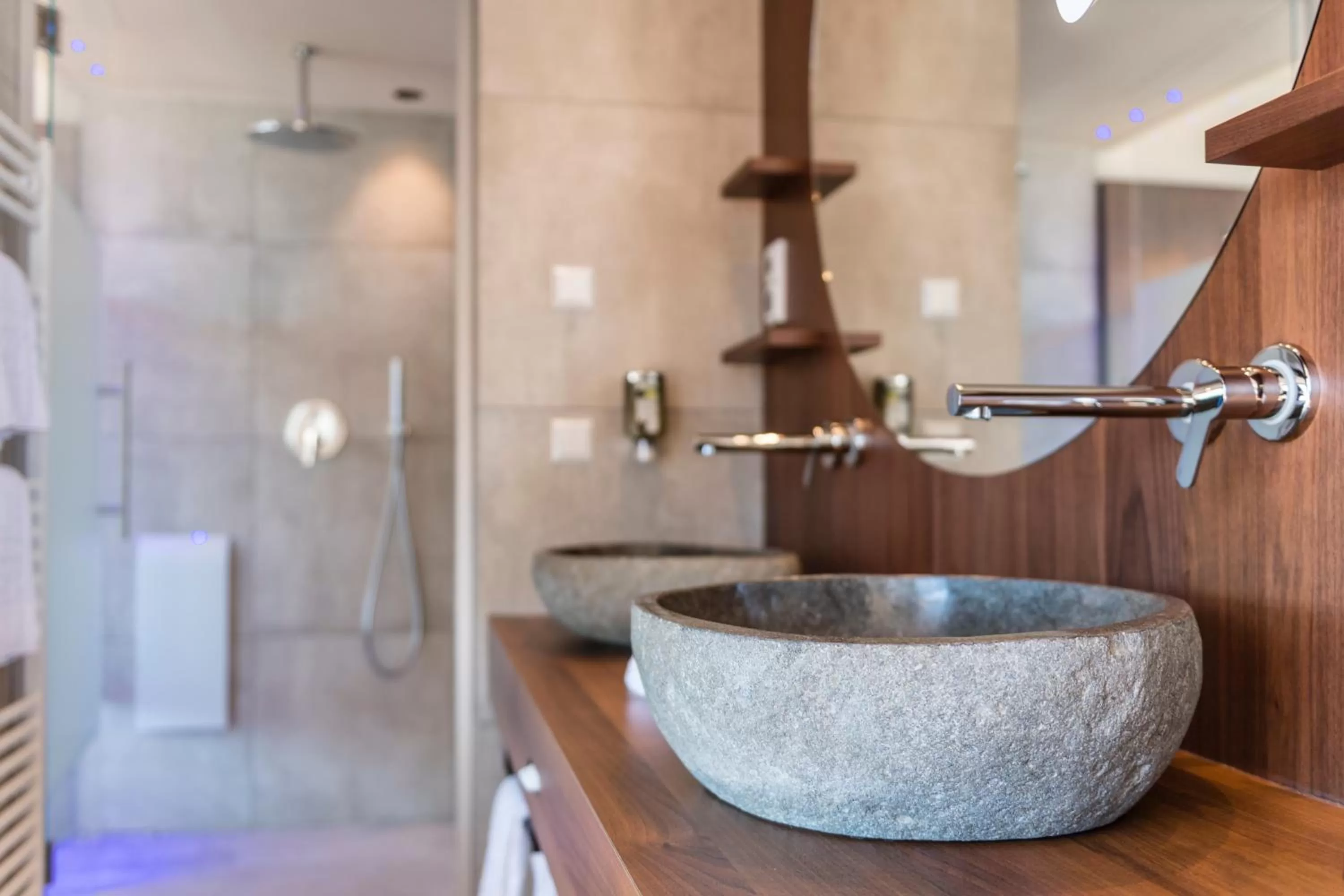 Bathroom in Hotel Rosengarten (Schenna Resort)