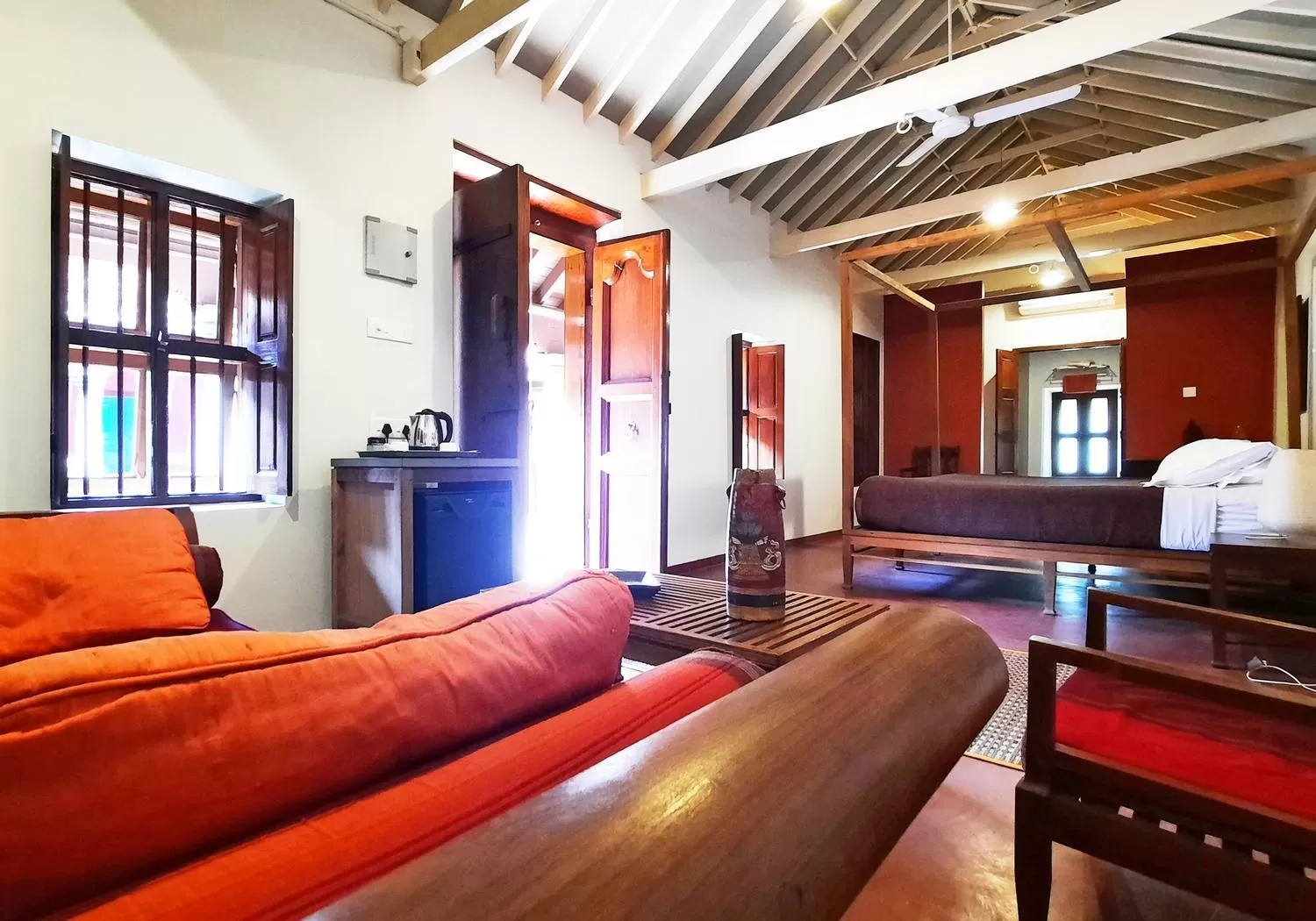 Photo of the whole room in Saratha Vilas Chettinad