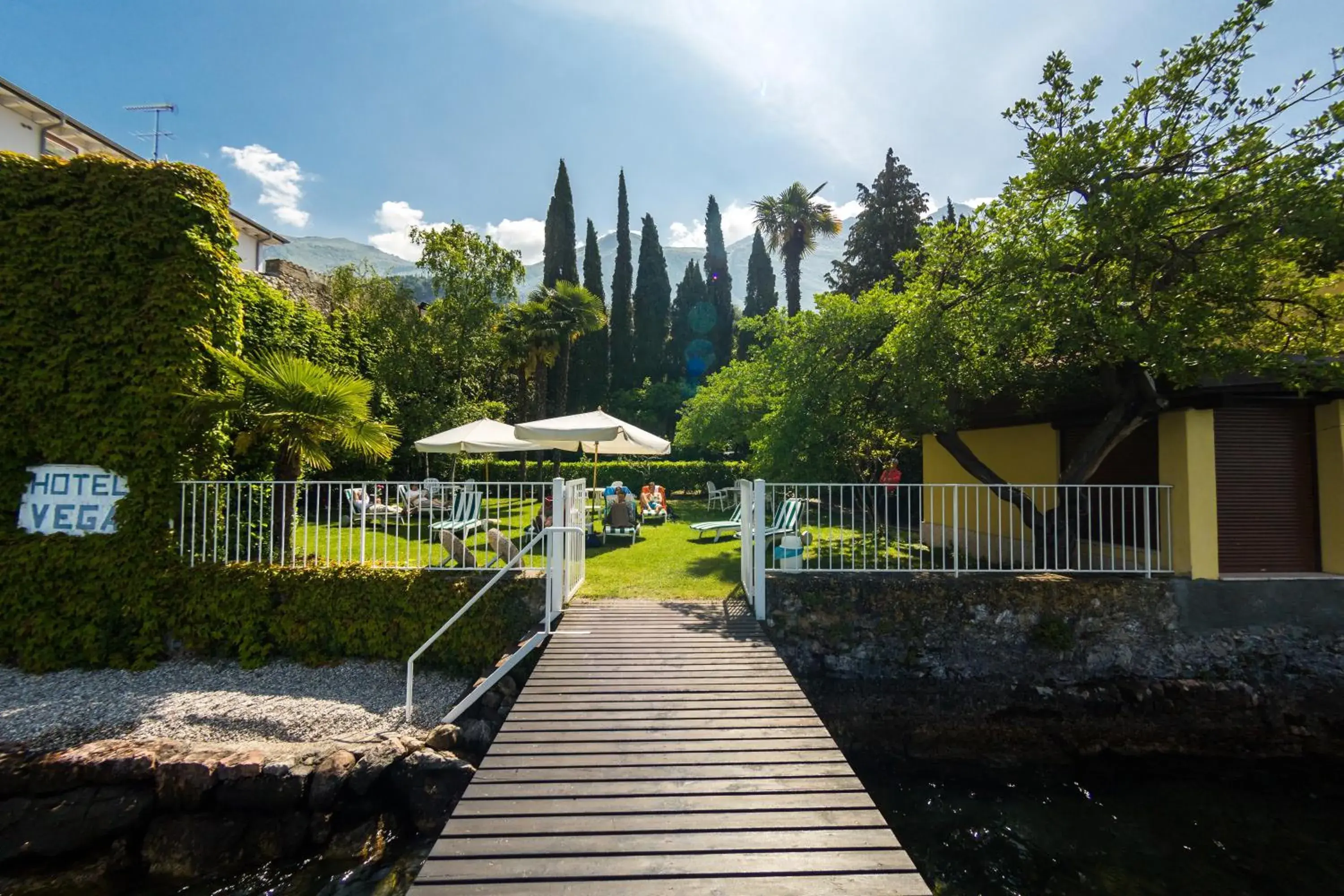 Garden view in Hotel Vega