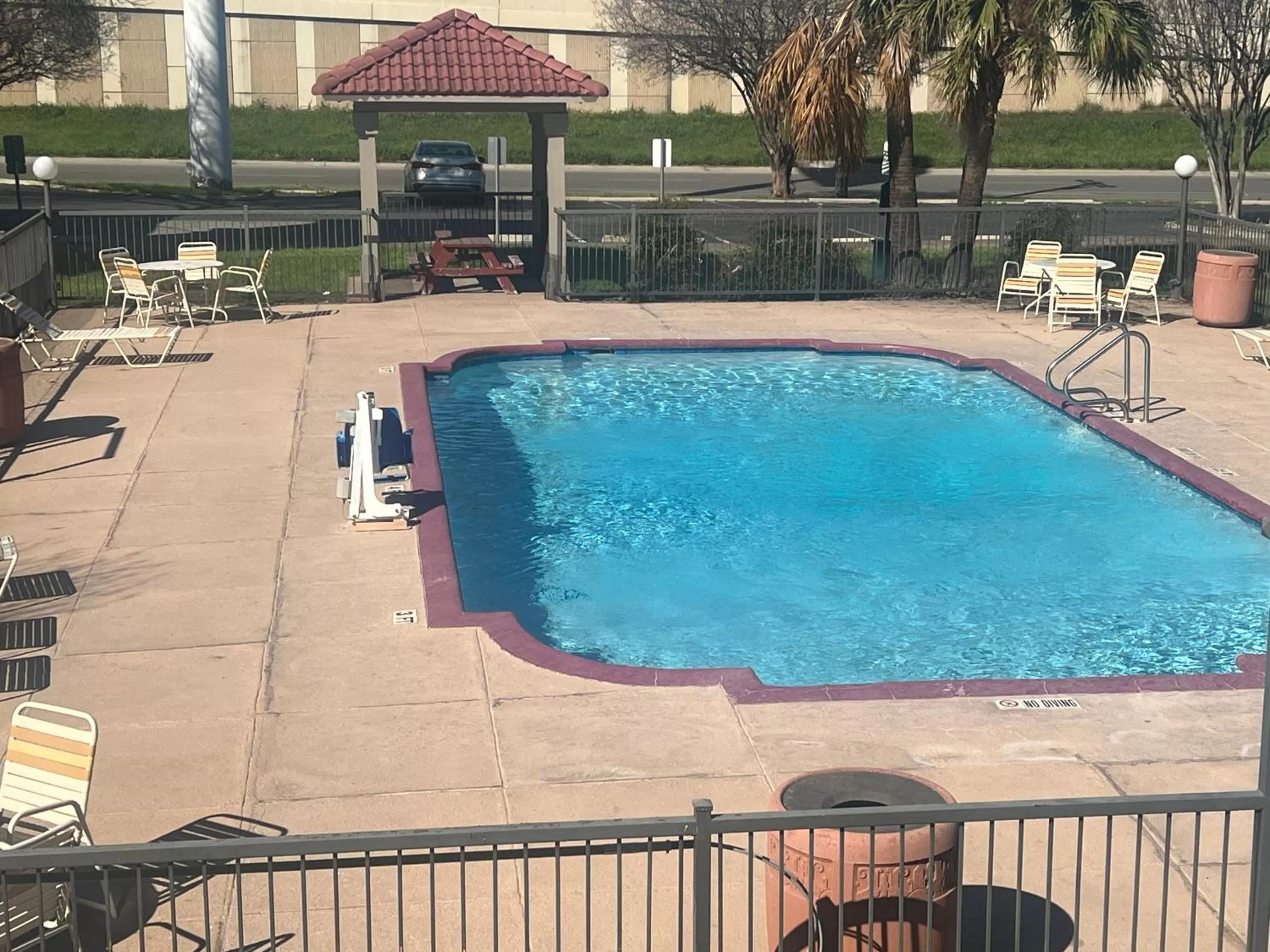Swimming pool in La Quinta Inn By Wyndham IH-10 West San Antonio TX