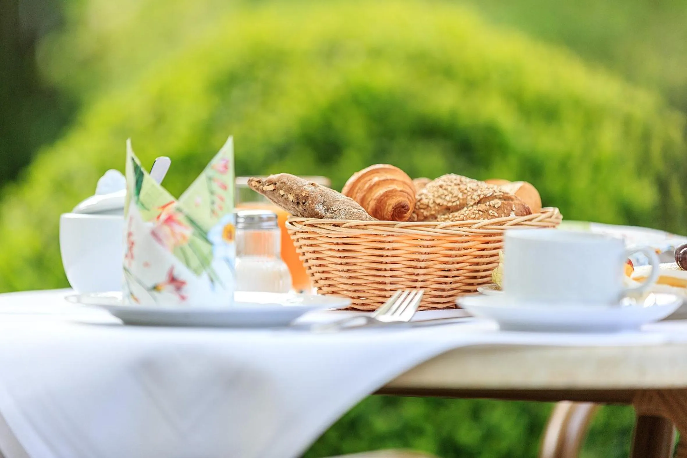 Buffet breakfast in Villa Arborea