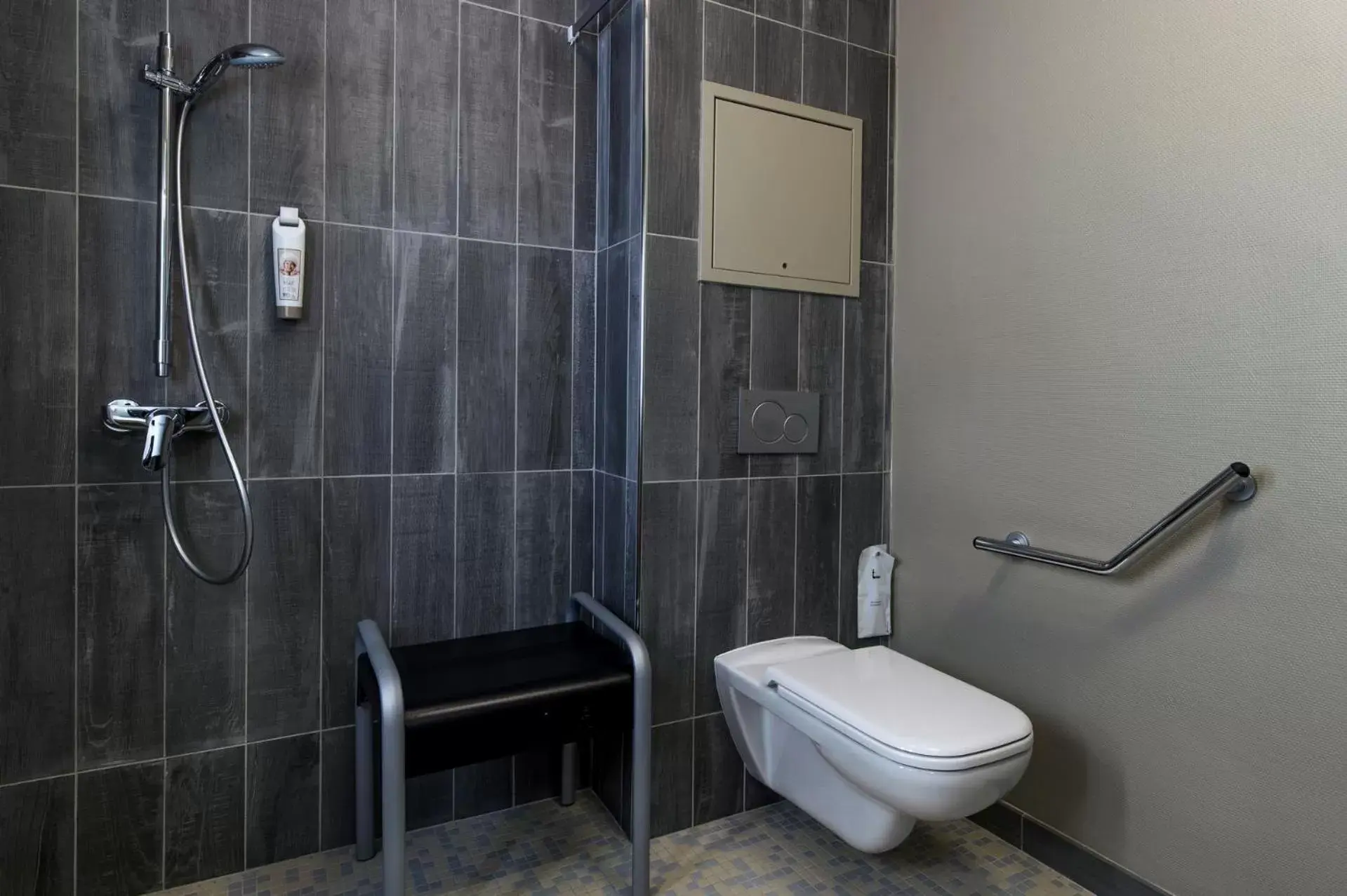 Facility for disabled guests, Bathroom in ibis Tours Nord