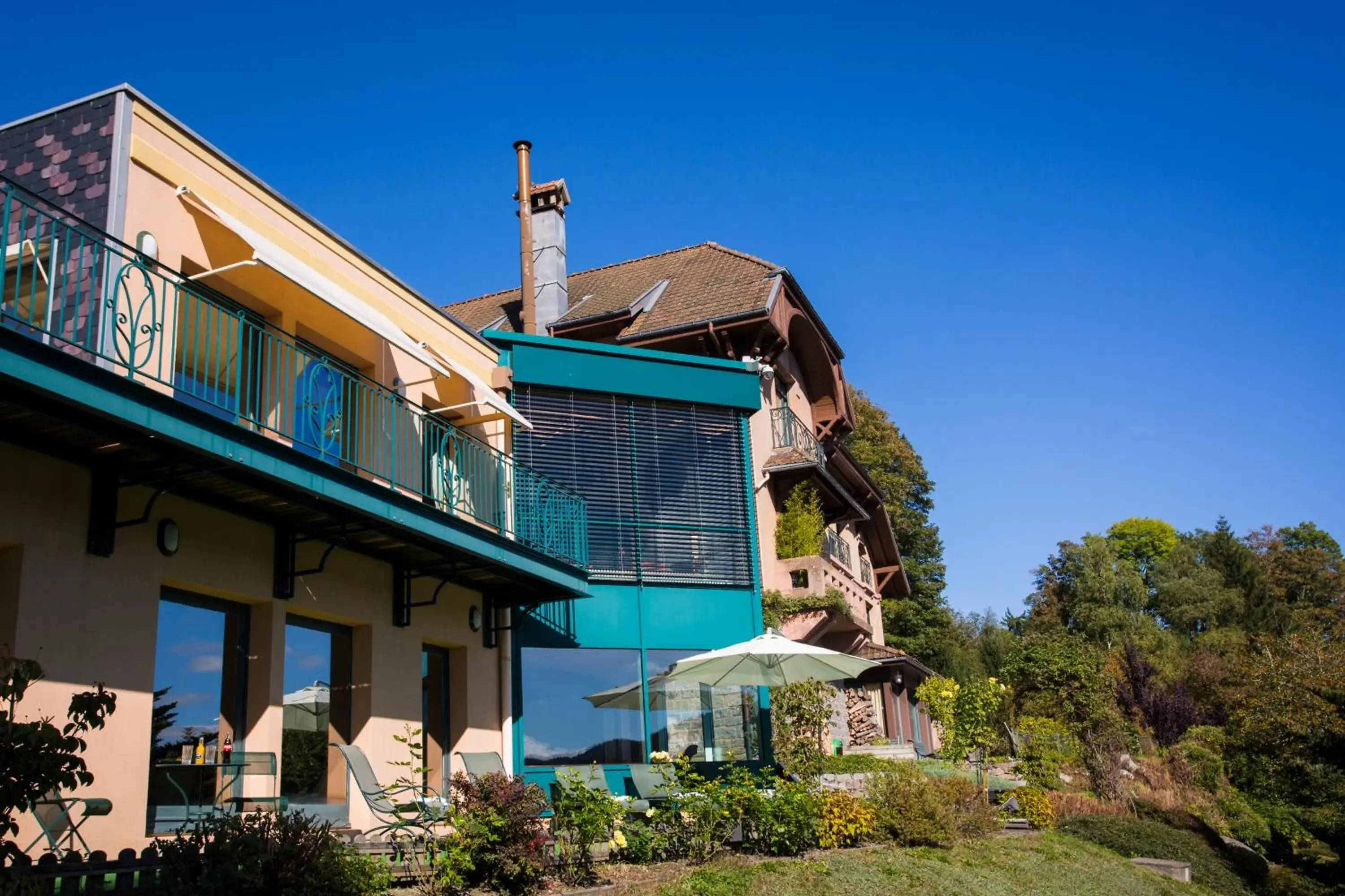 Facade/entrance, Property Building in Le Manoir Au Lac