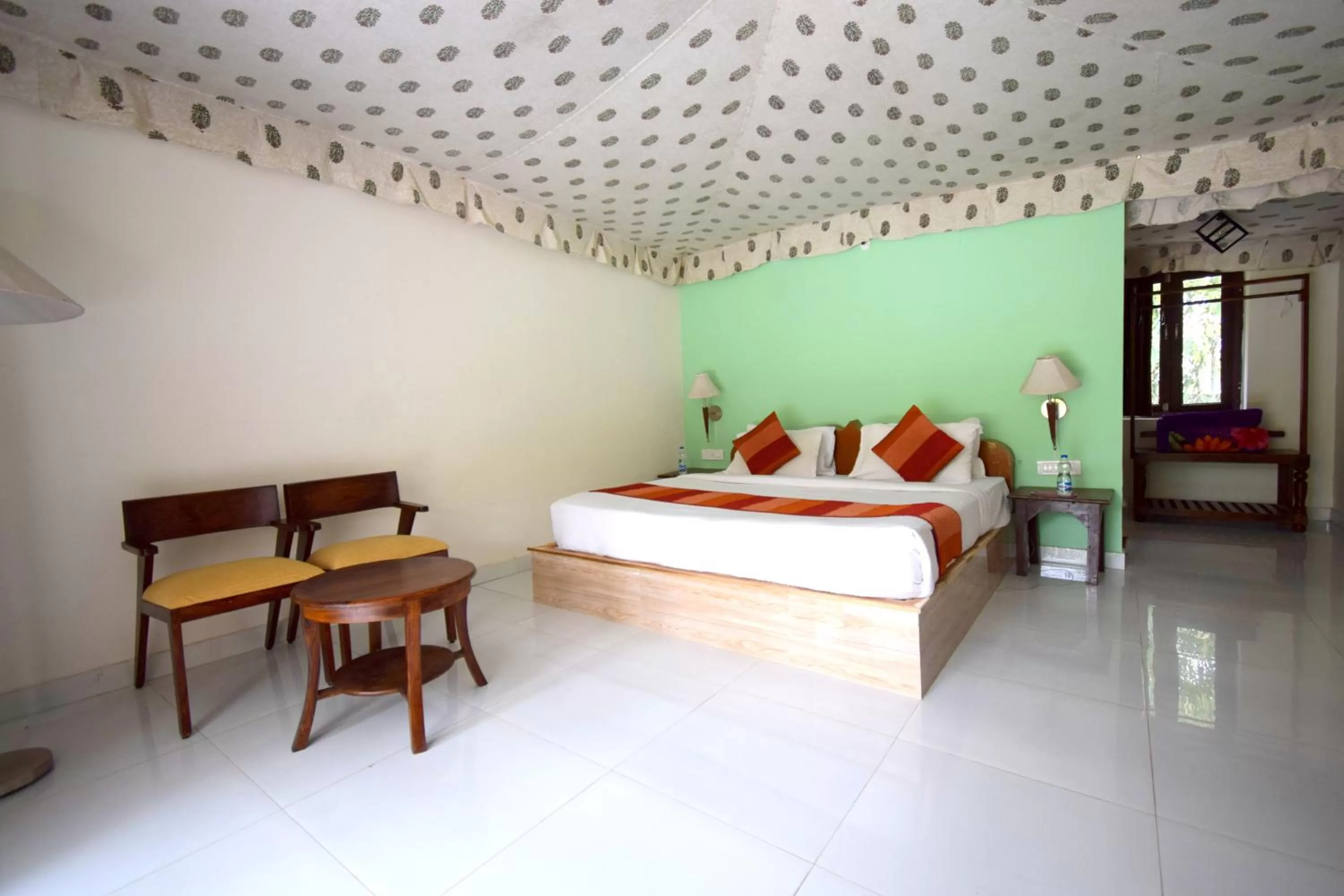 Bed in Sultan Bagh Resort by The Sky Imperial