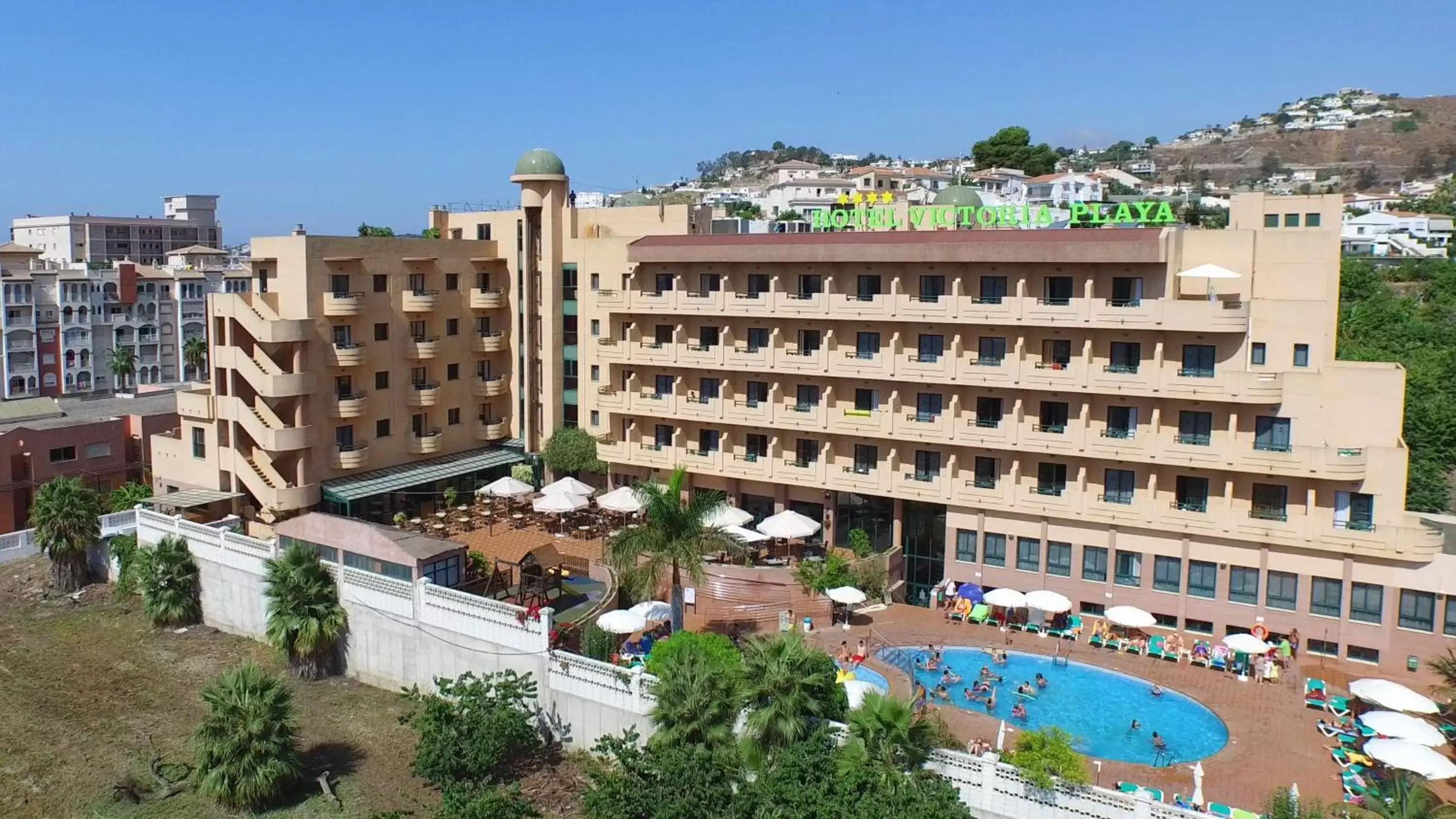 Bird's eye view, Pool View in Hotel Victoria Playa