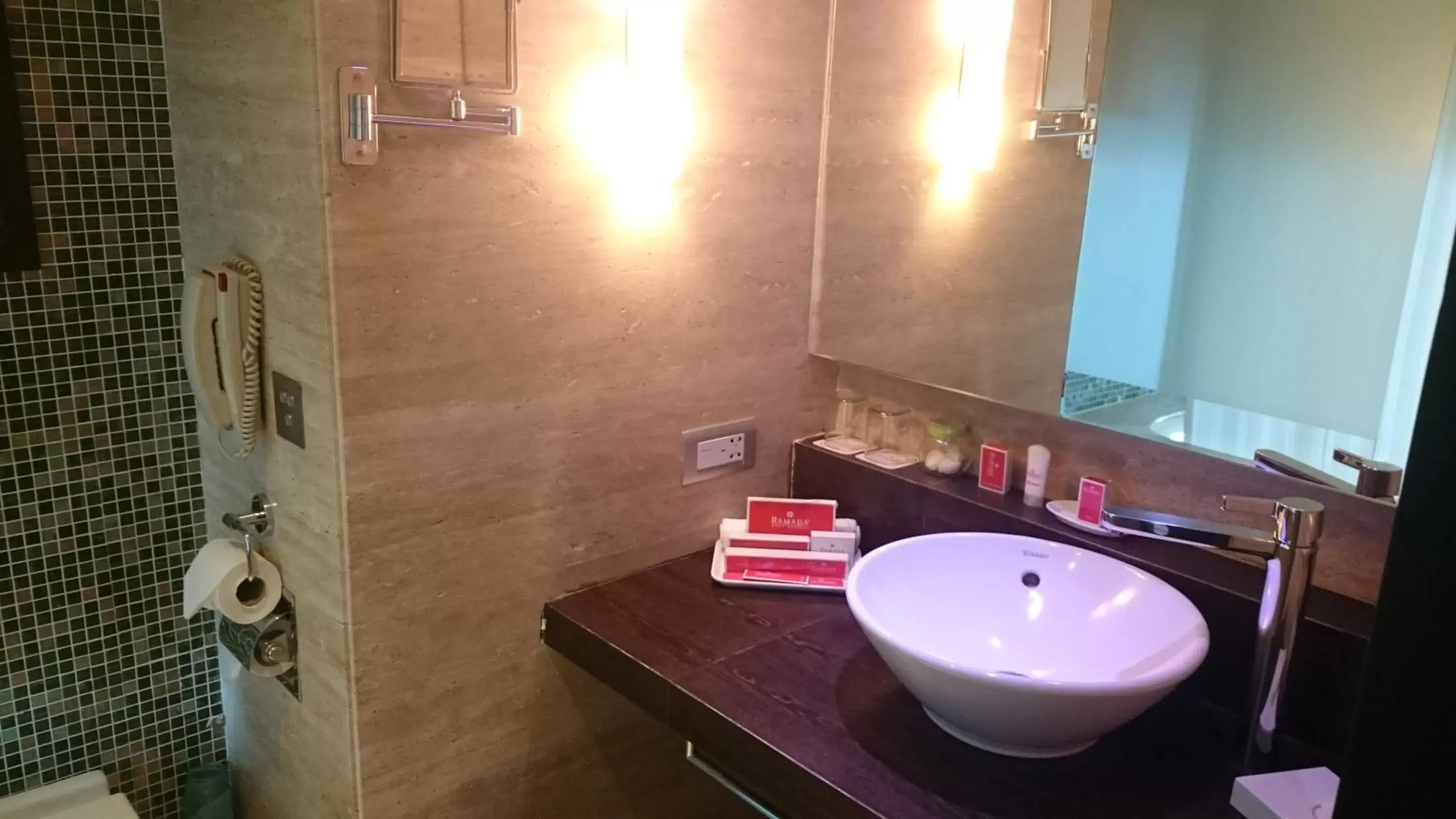 Bathroom in Ramada Navi Mumbai