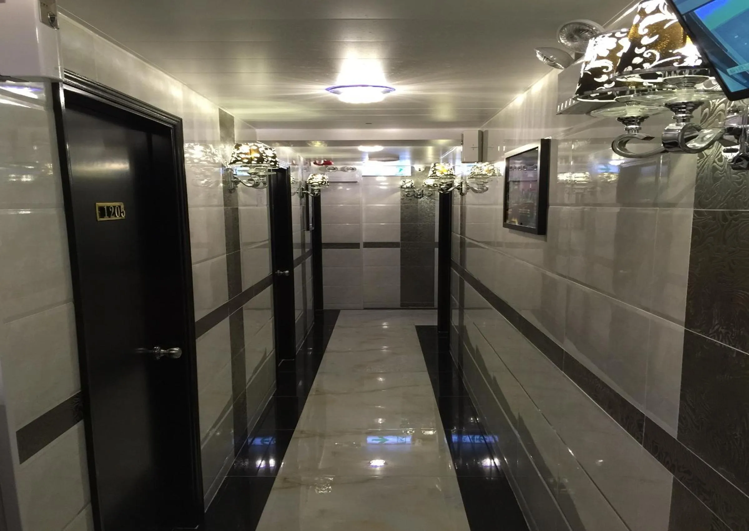 Decorative detail in Hostel Venus