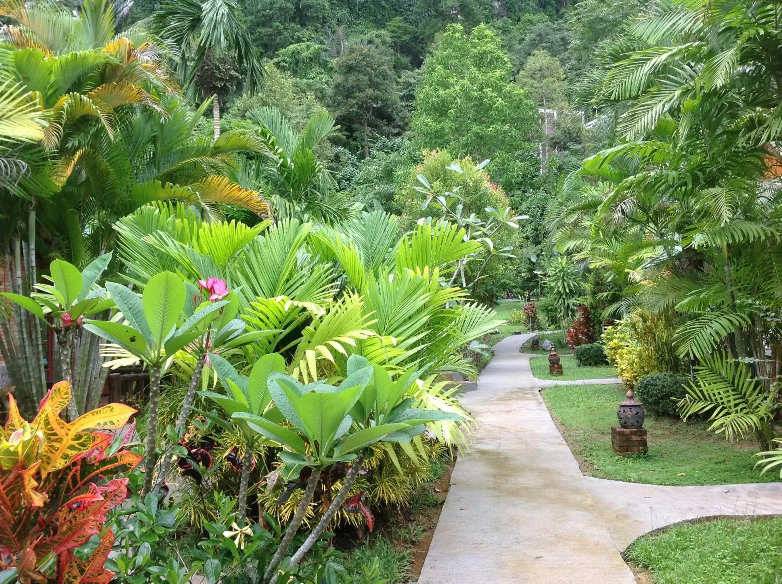 Garden in Vipa Tropical Resort