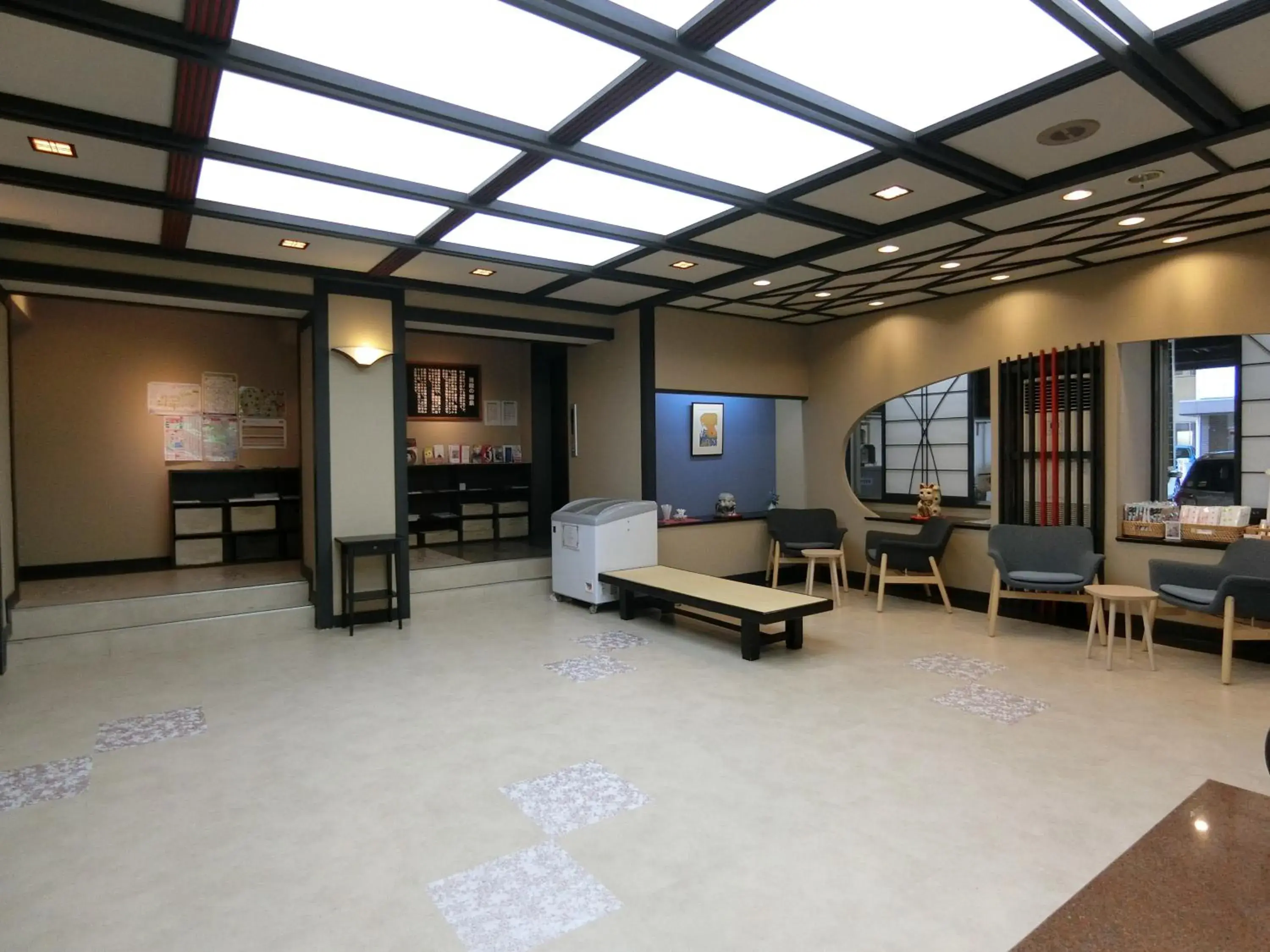 Lobby or reception in Ryokan Nogami Honkan