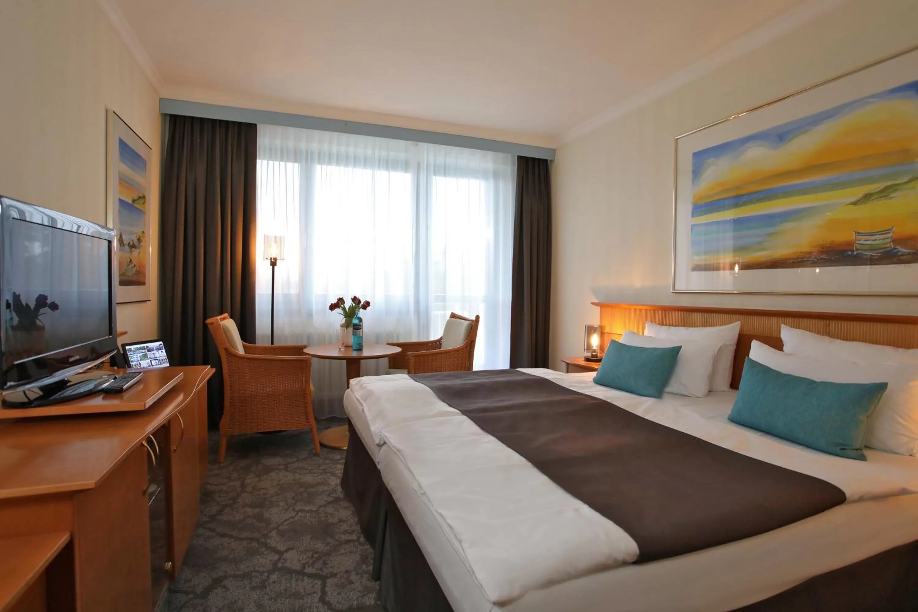 TV and multimedia, Bed in Hotel Bernstein Prerow