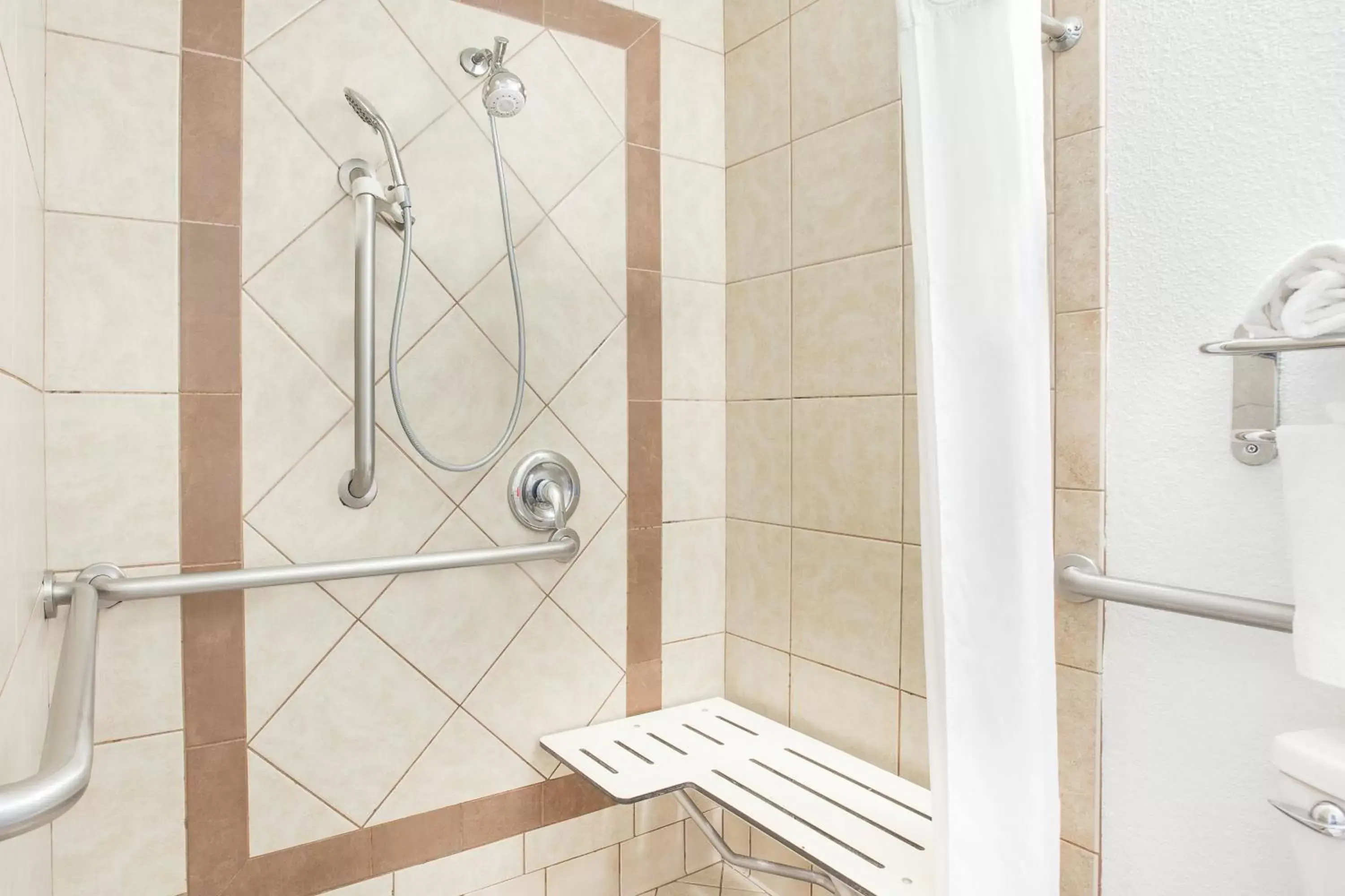 Shower, Bathroom in Days Inn by Wyndham Turlock