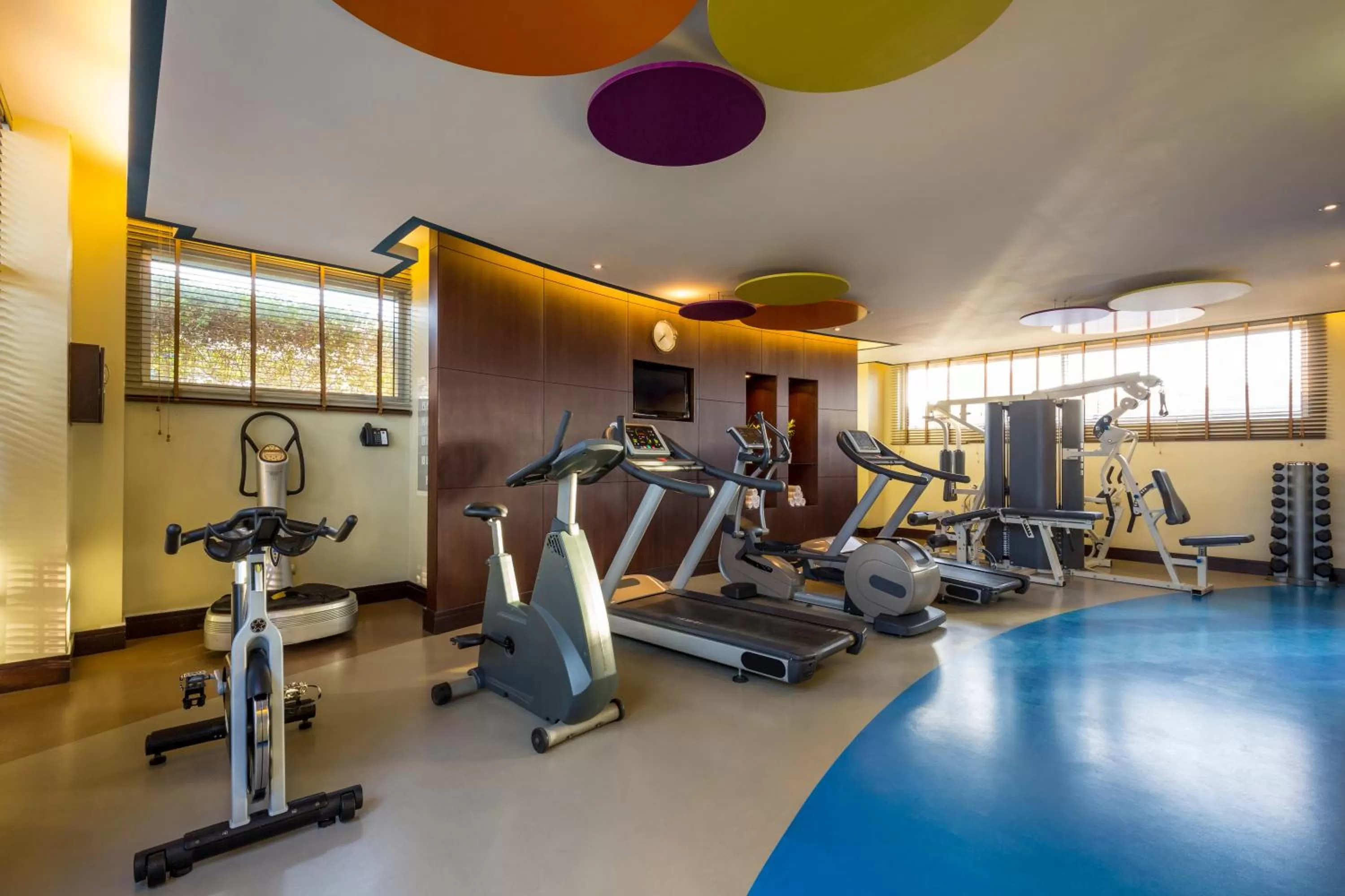 Fitness centre/facilities in Novotel Suites Mall Avenue Dubai