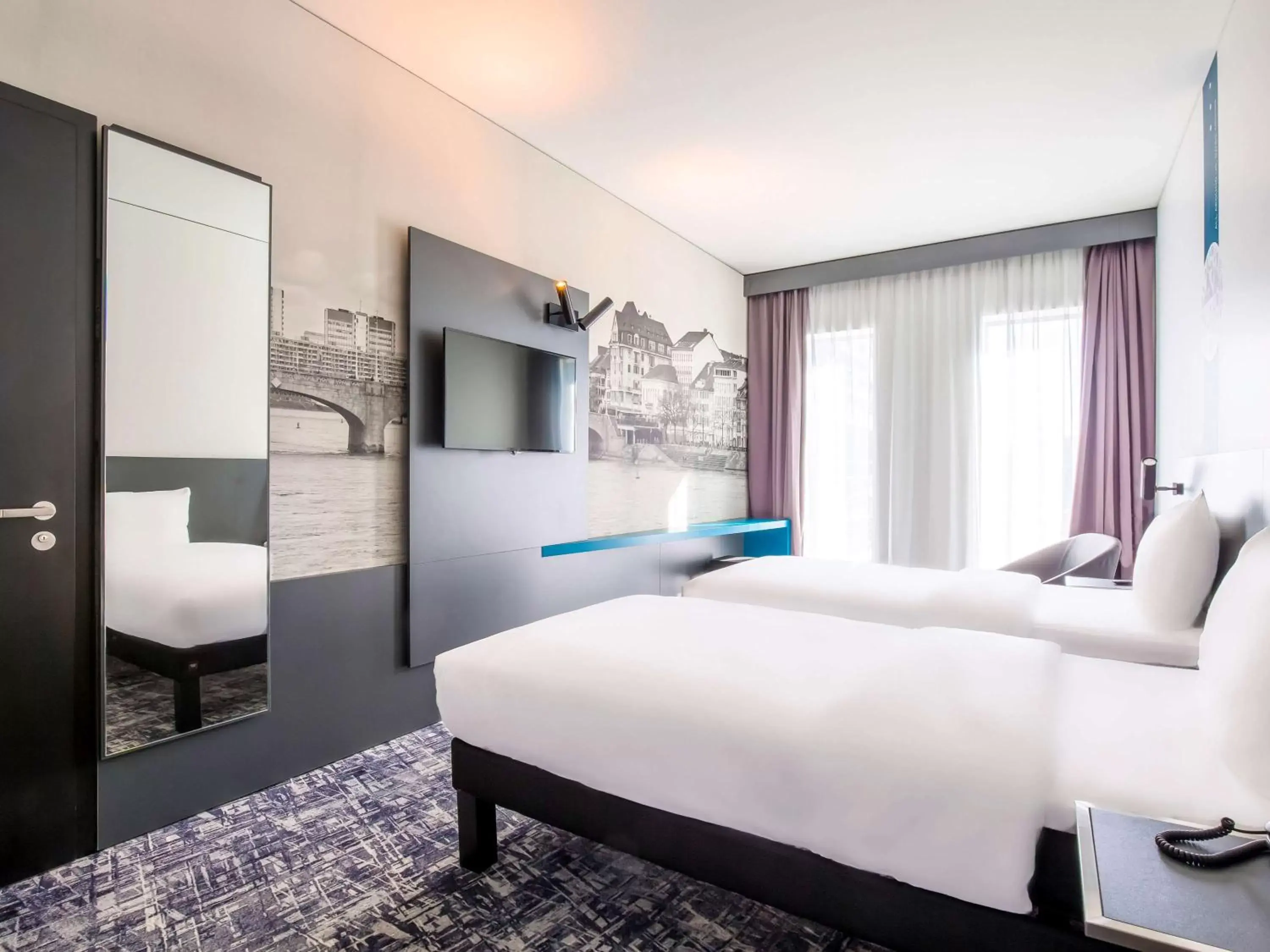 Photo of the whole room, Bed in ibis Styles Basel City