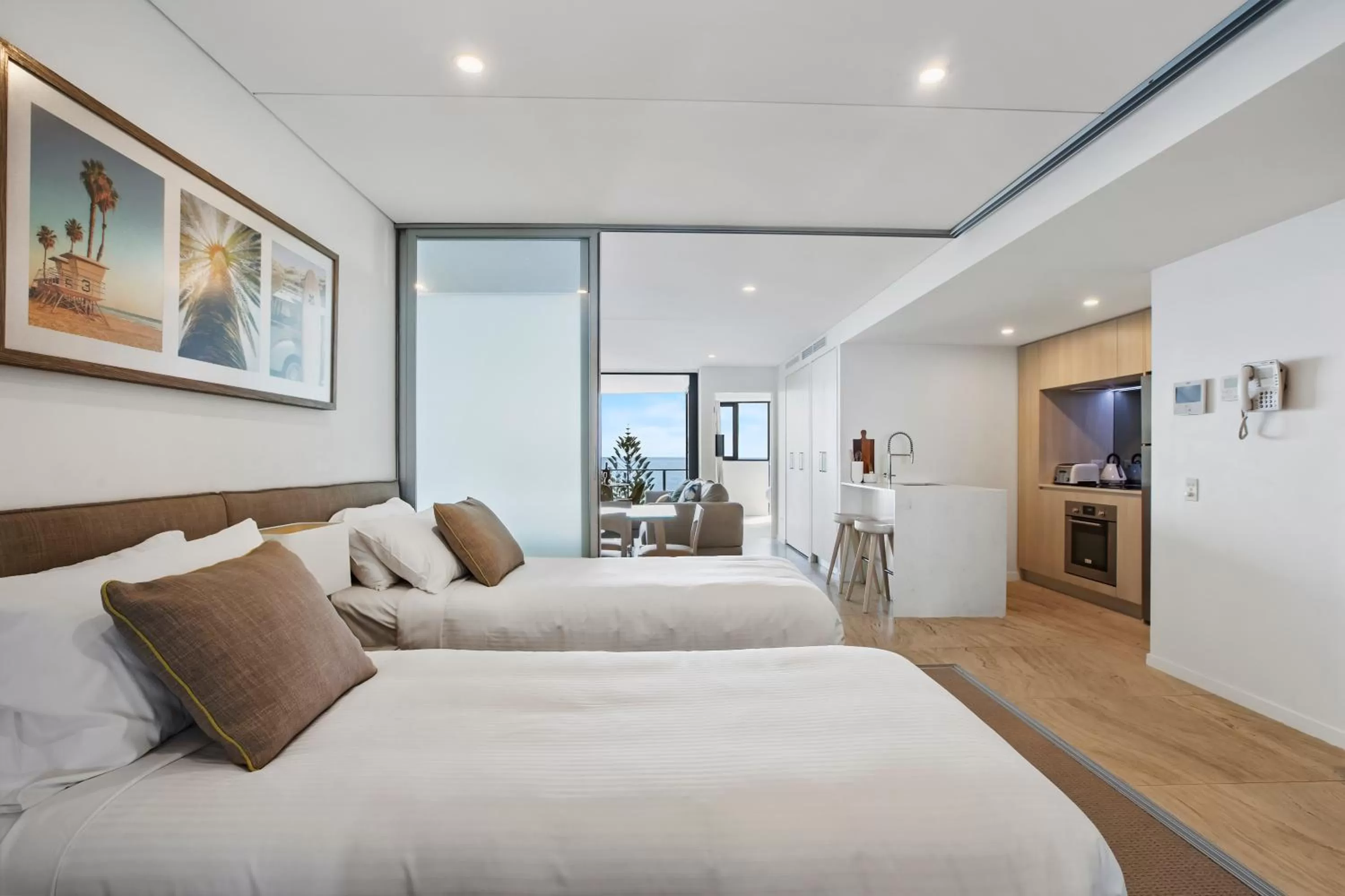 Bedroom, Bed in Breeze Mooloolaba, Ascend Hotel Collection
