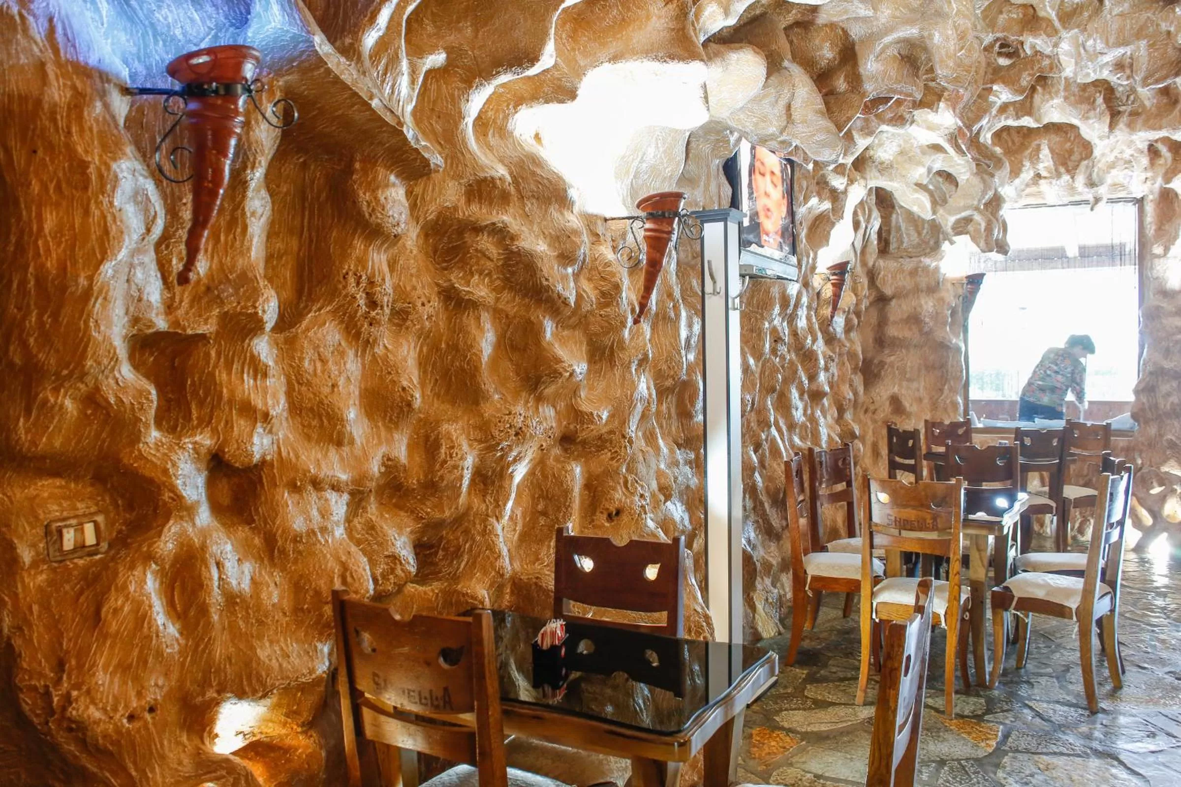 Lounge or bar in Hotel Shpella