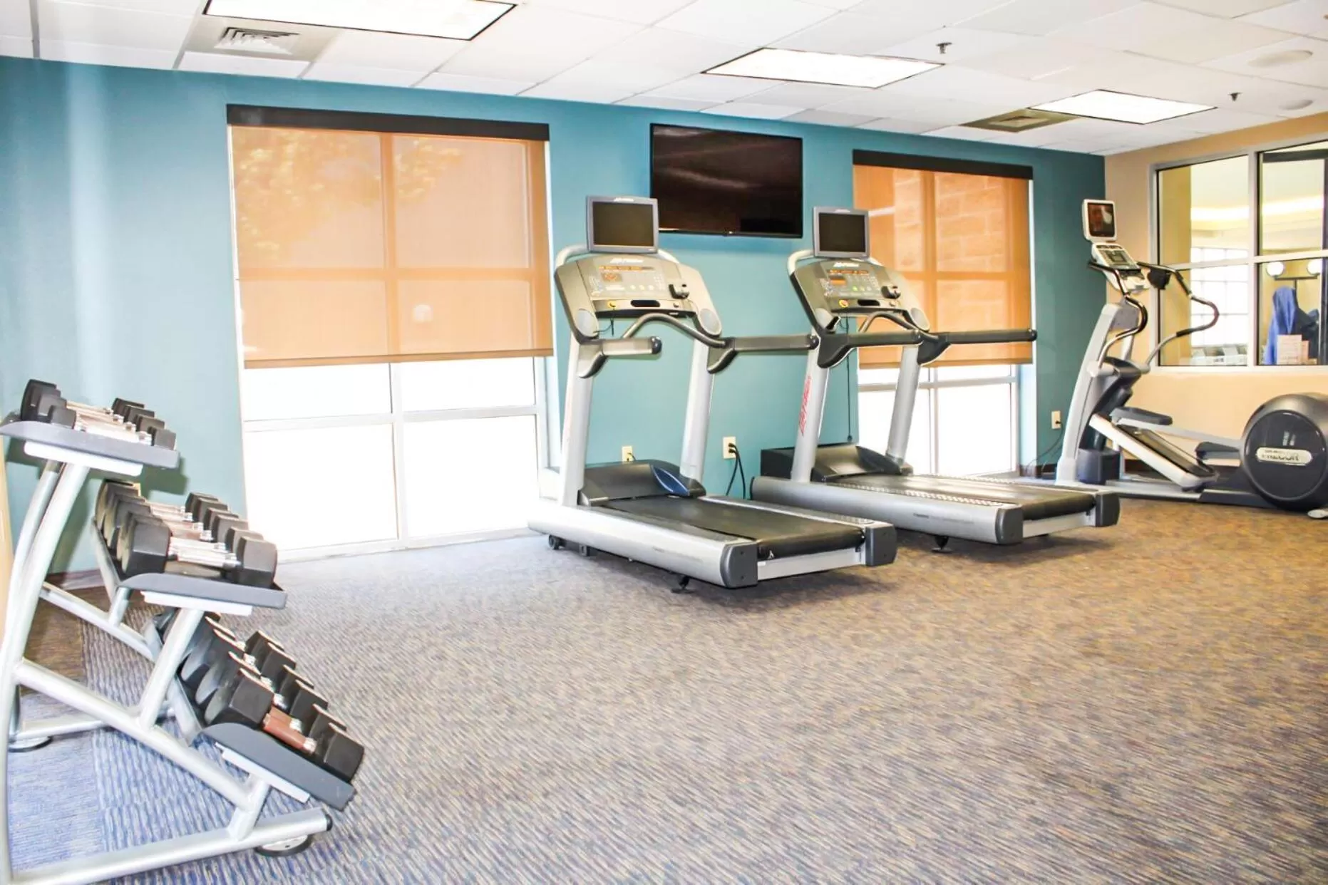Fitness centre/facilities in Hotel Topeka at City Center
