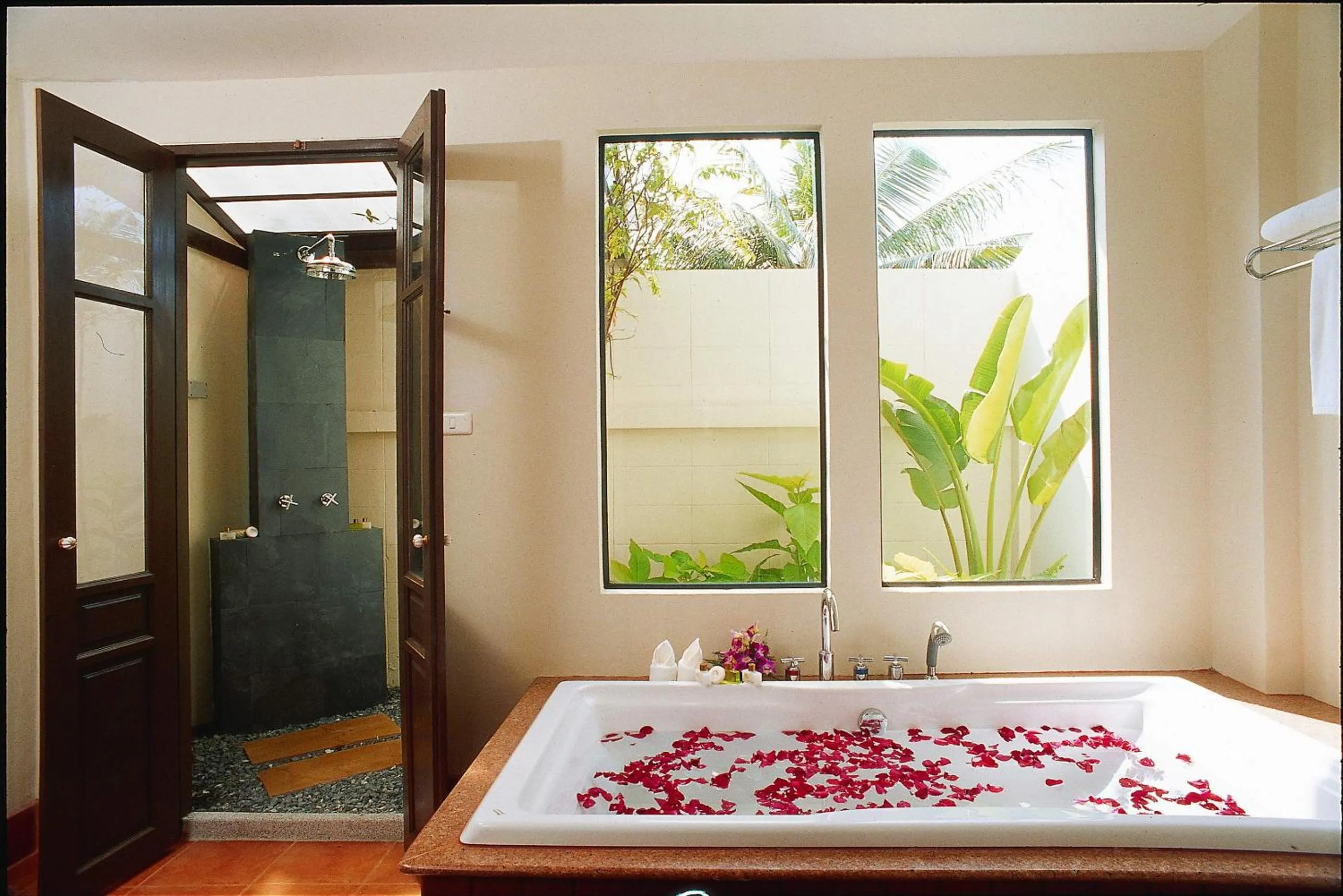 Bathroom, Bed in The Old Phuket - Karon Beach Resort - SHA Plus