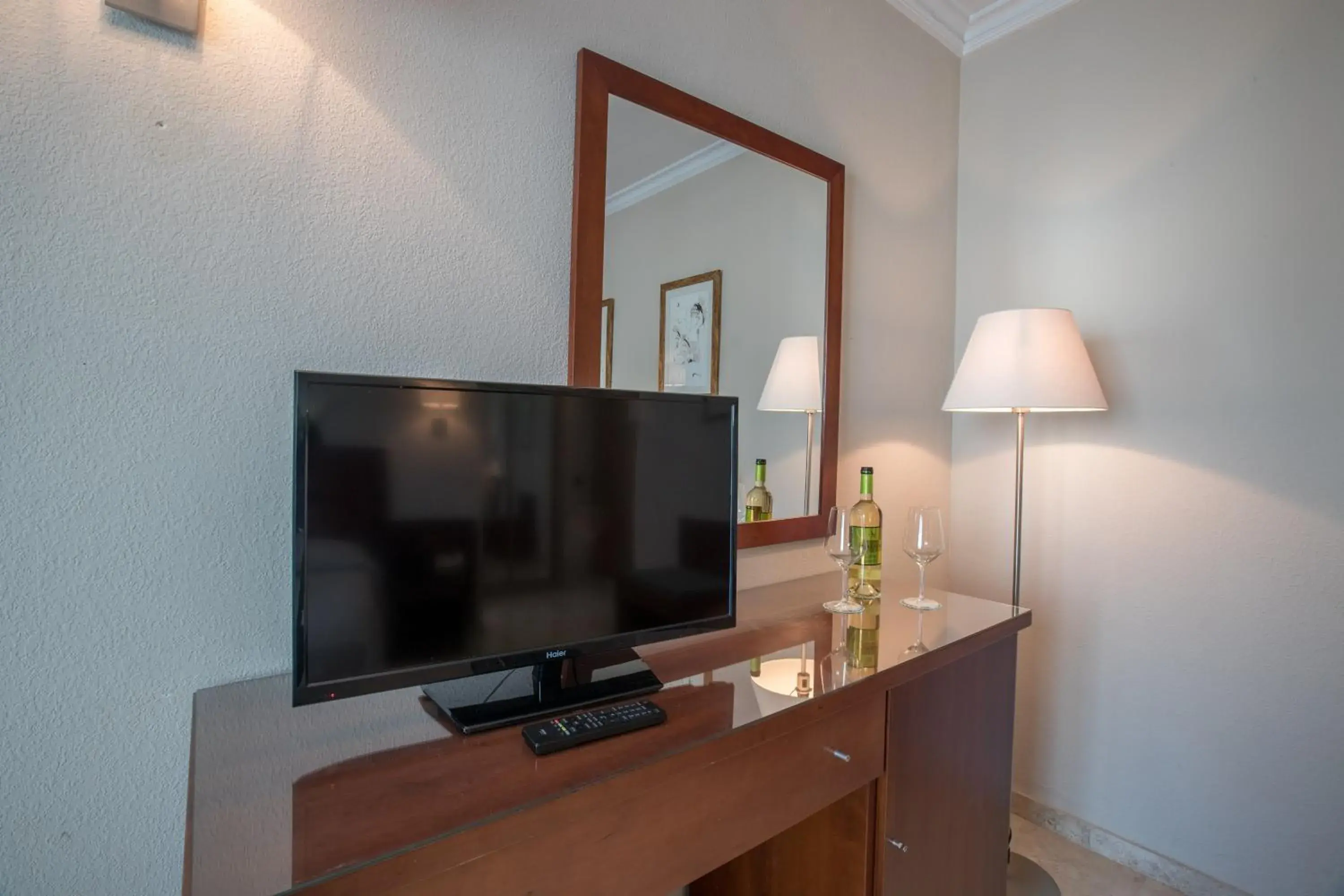 Decorative detail, TV/Entertainment Center in Hotel Torremar