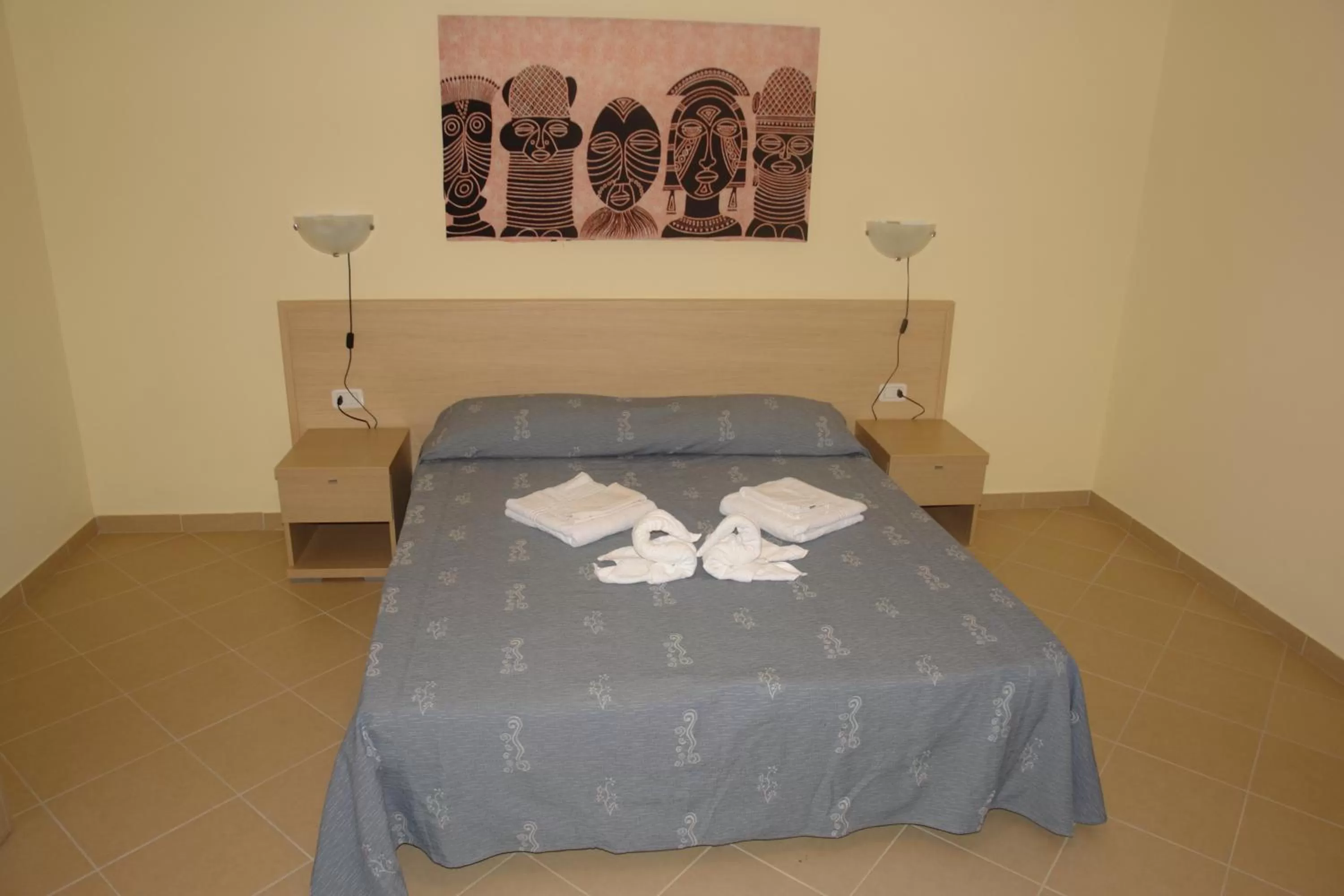 Bed in Aparthotel Ponta Preta