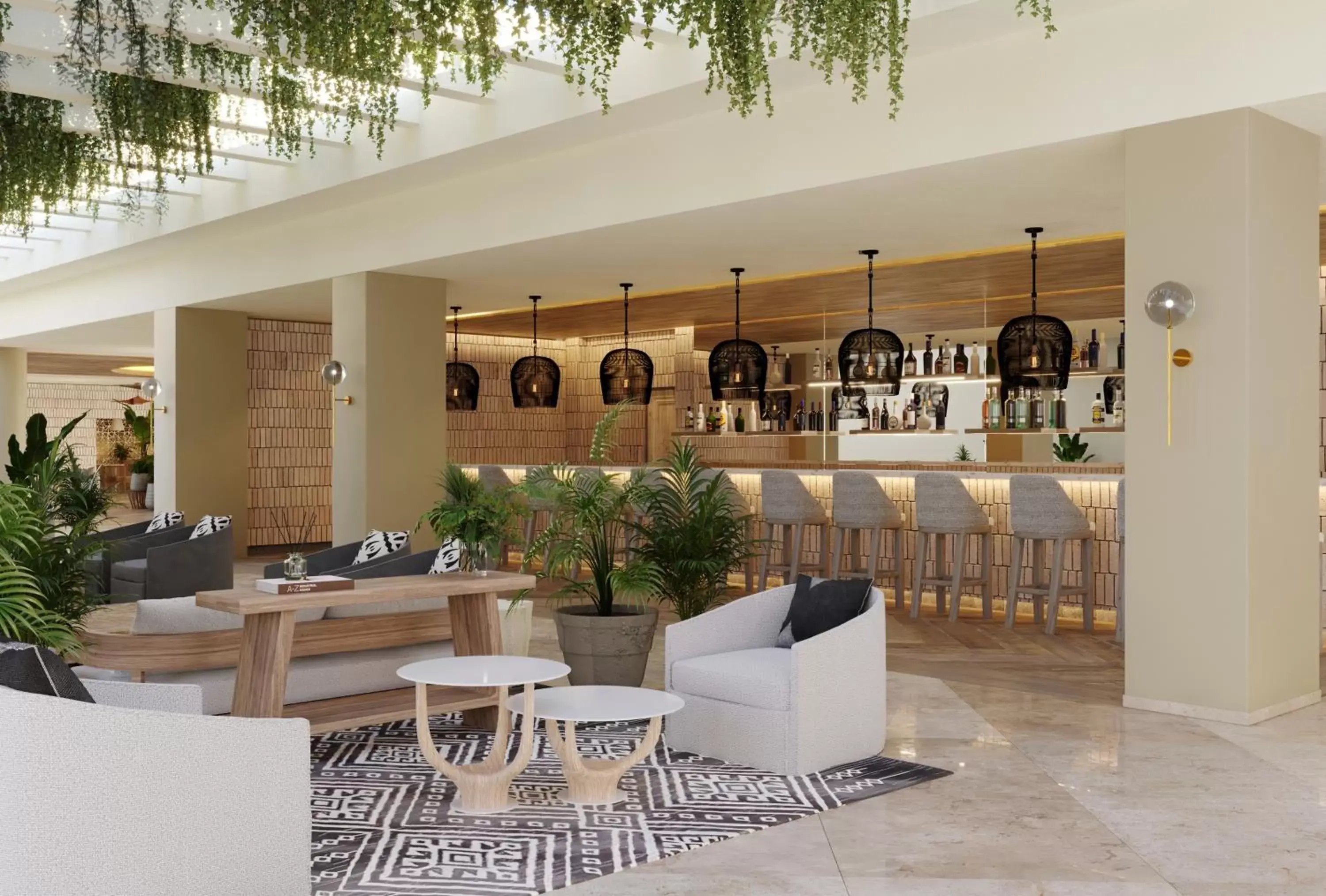 Lobby or reception, Lounge/Bar in Hyatt Zilara Riviera Maya Adults Only All-Inclusive