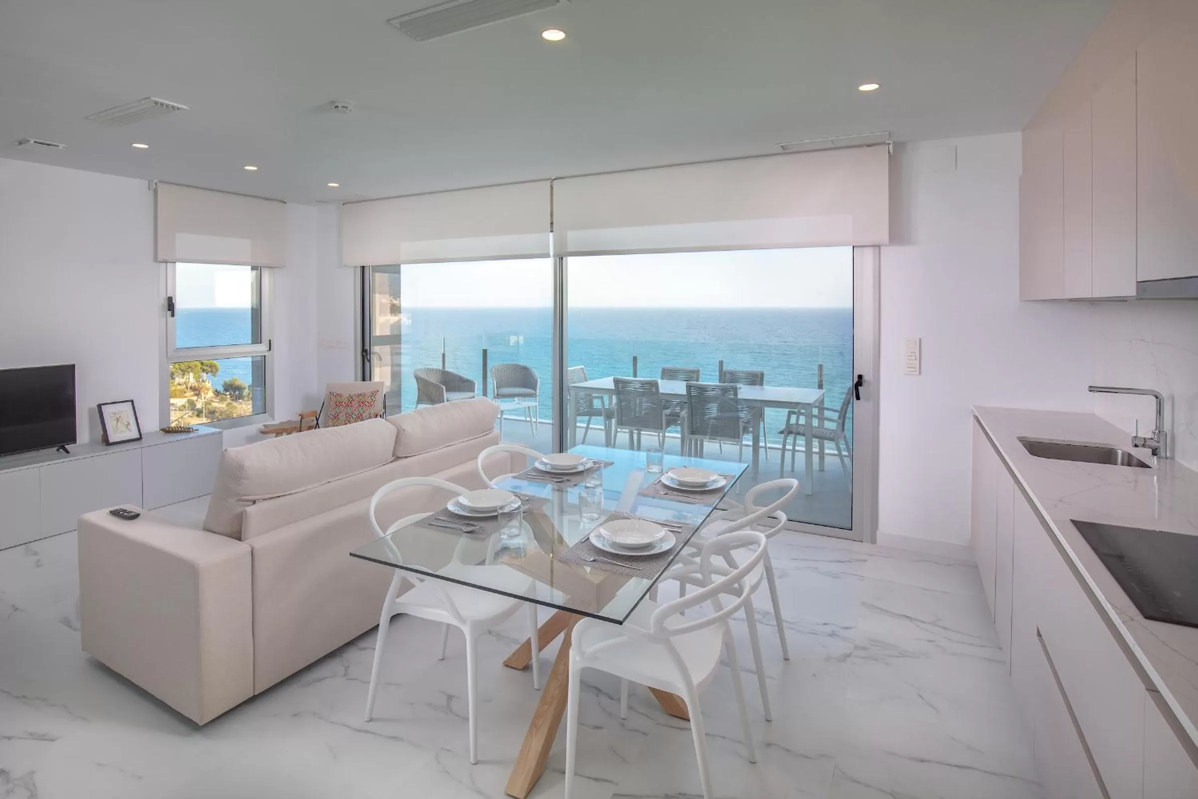 Living room in Blue Line Apartment Hotel - Be Line Group