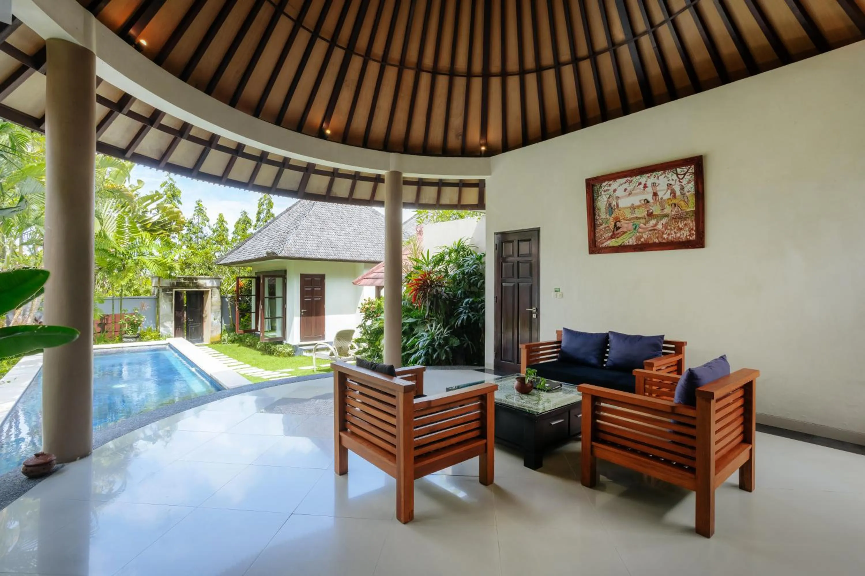 Living room in The Bidadari Villas and Spa Umalas - Seminyak