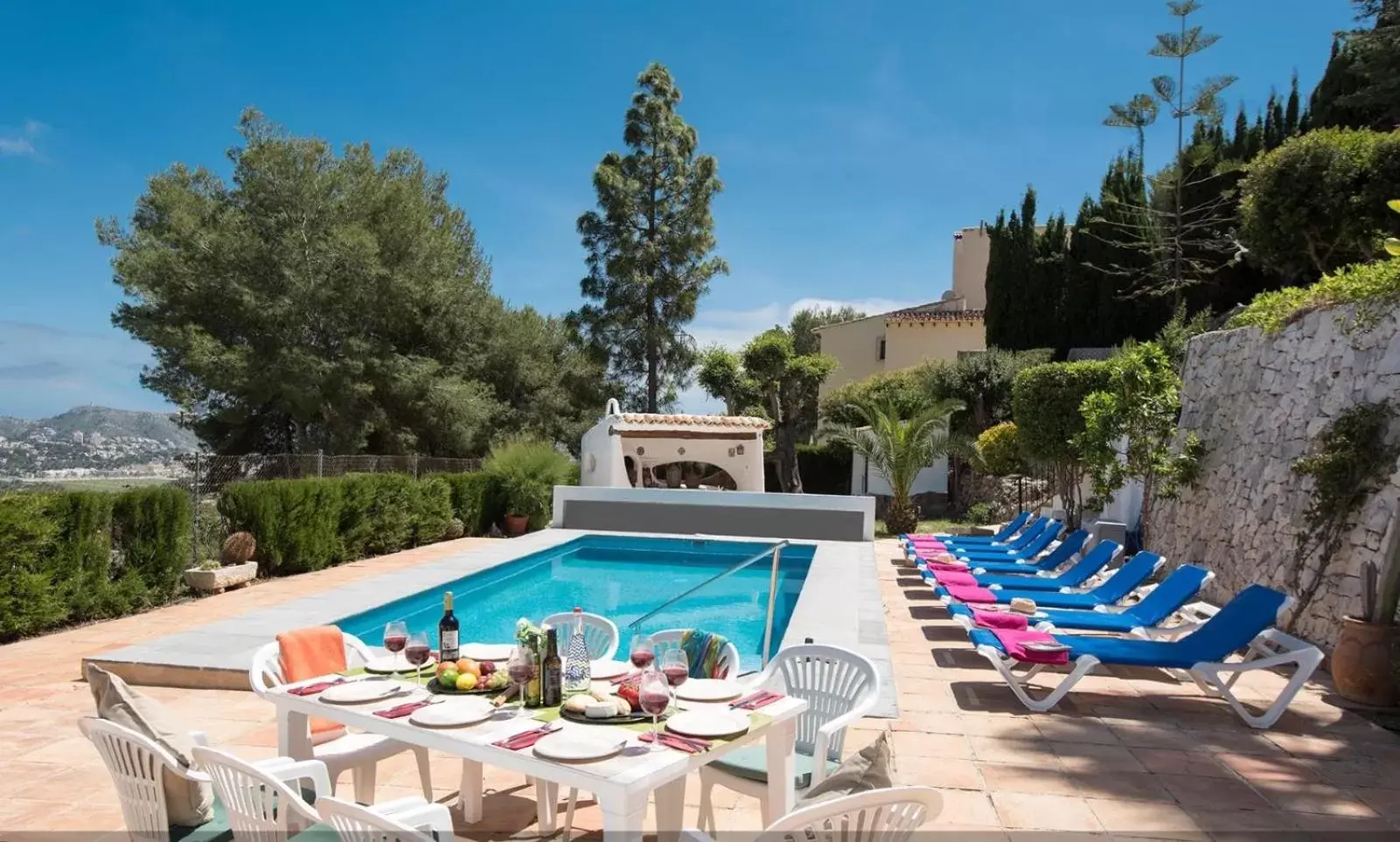 BBQ facilities, Swimming Pool in Villa Beniarres Guest House B&B in Moraira