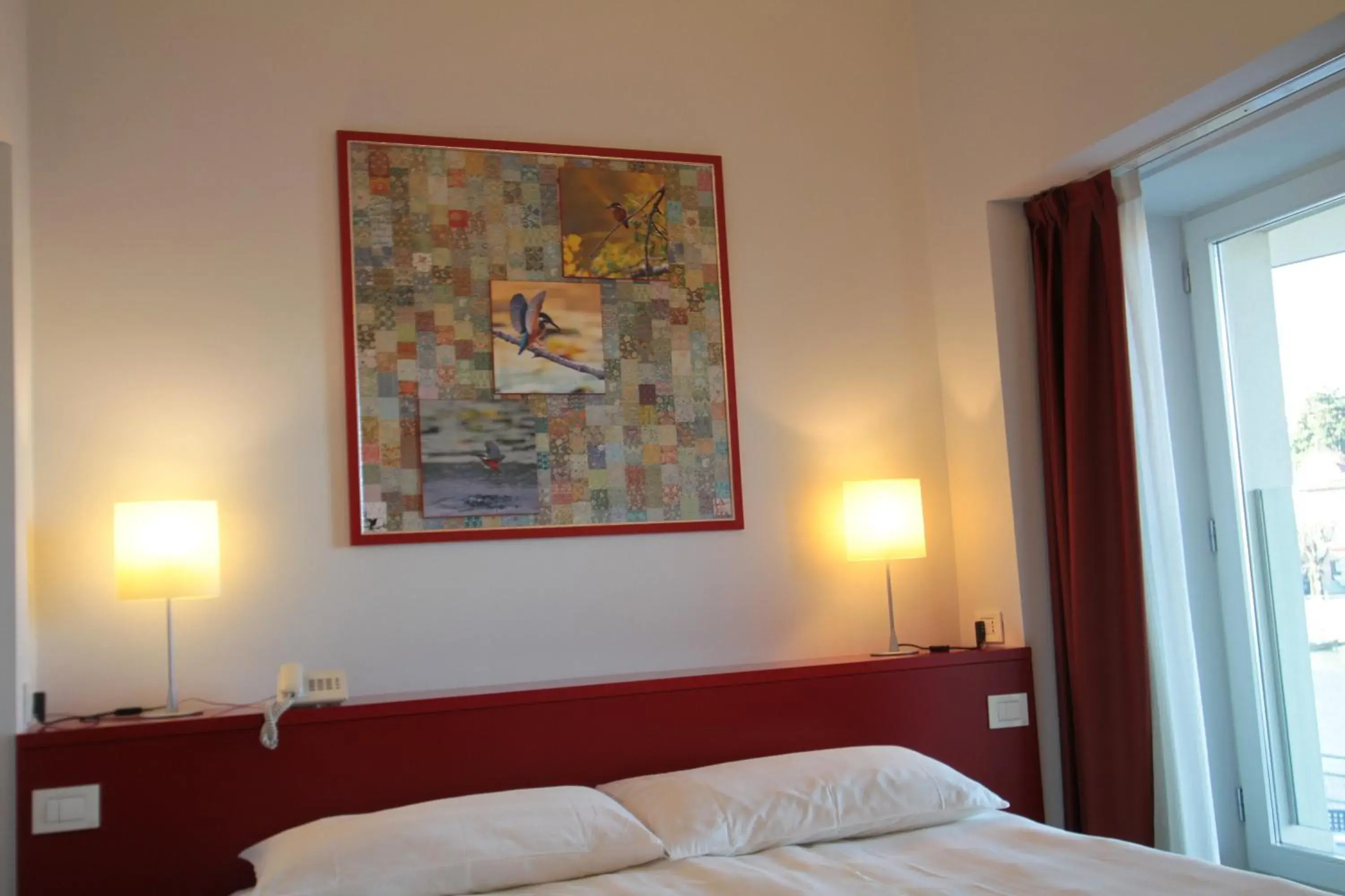 Decorative detail, Bed in Hotel La Sosta