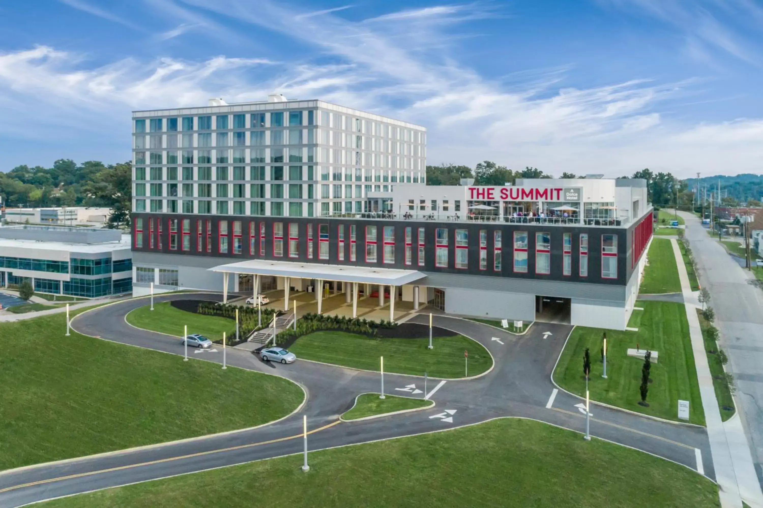 Bird's eye view, Property Building in The Summit Hotel