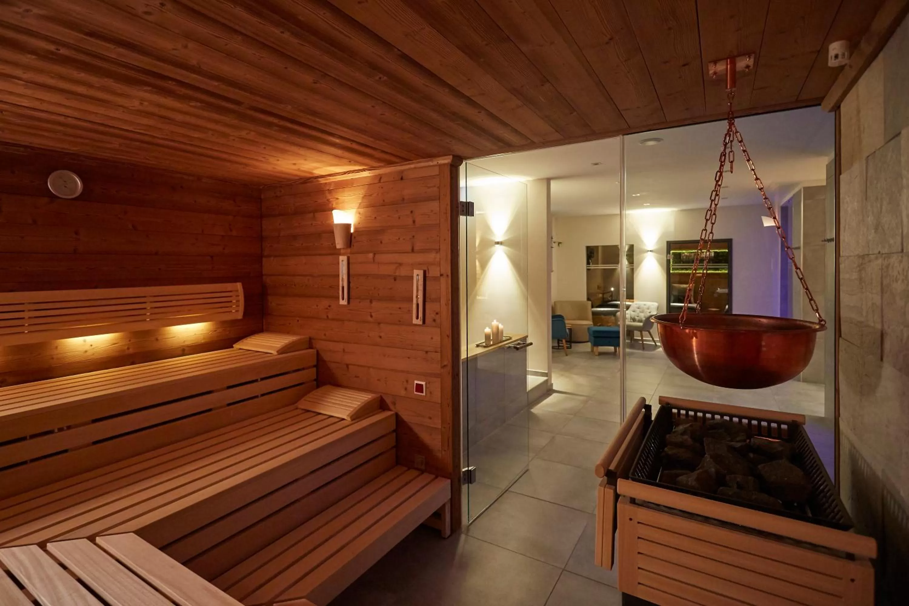 Sauna, Bed in Korbstadthotel Krone