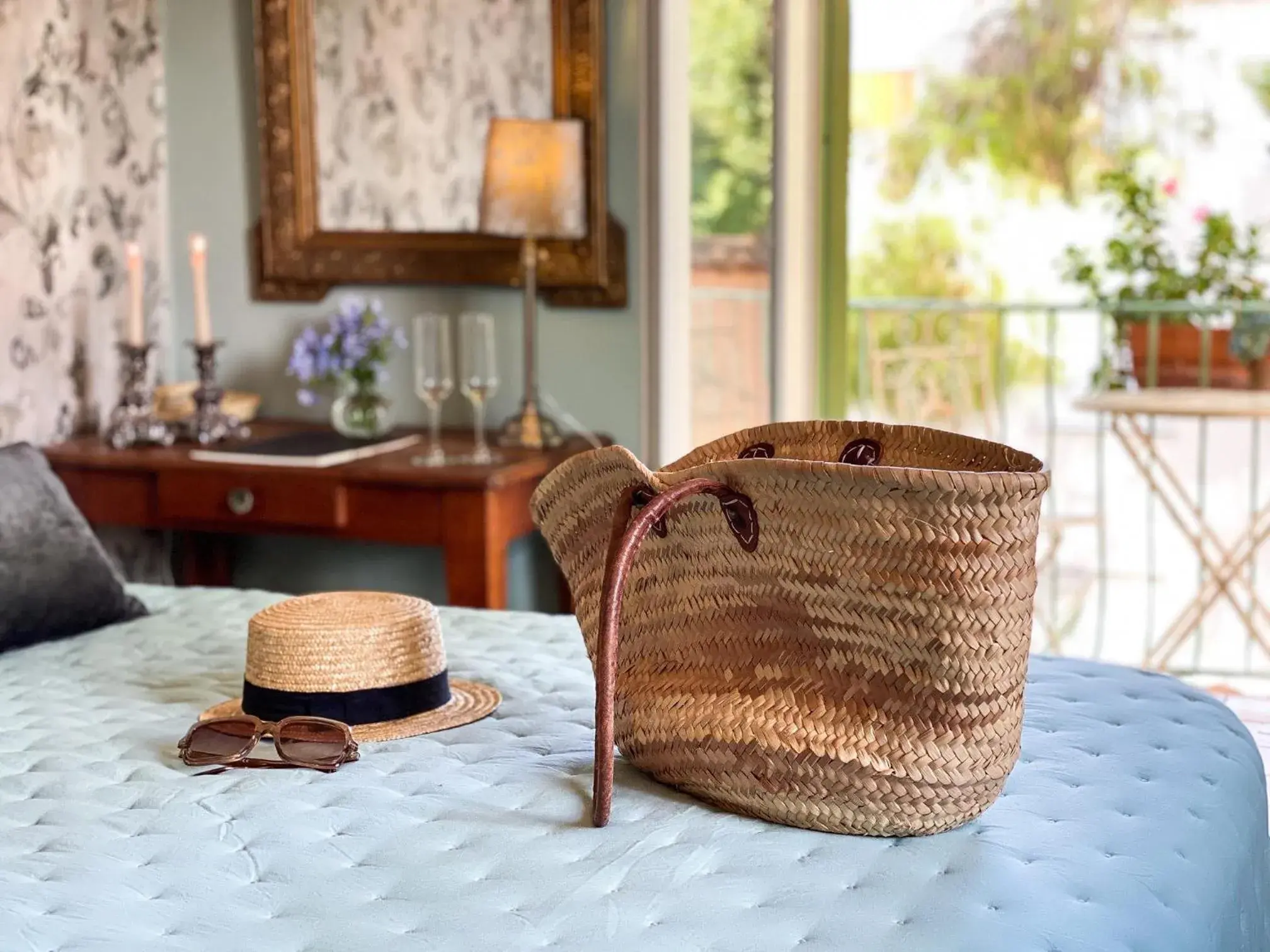 Bedroom in Hotel Le Ponteil Bedroom in Hotel Le Ponteil