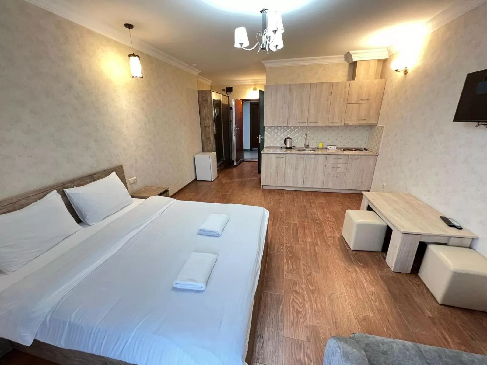 Bed in Holiday Lux Sea Towers Batumi