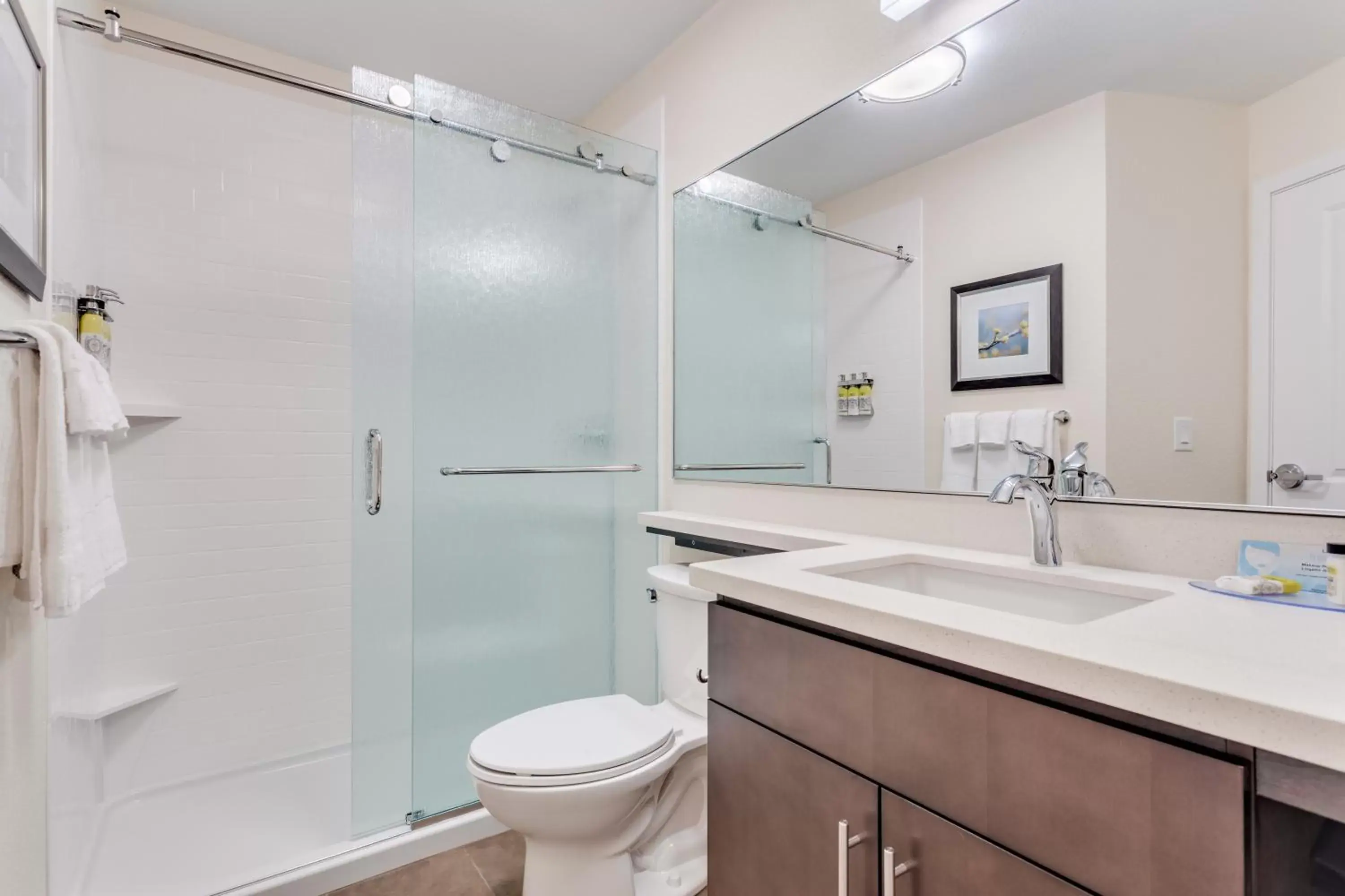 Bathroom in Candlewood Suites Eau Claire I-94, an IHG Hotel