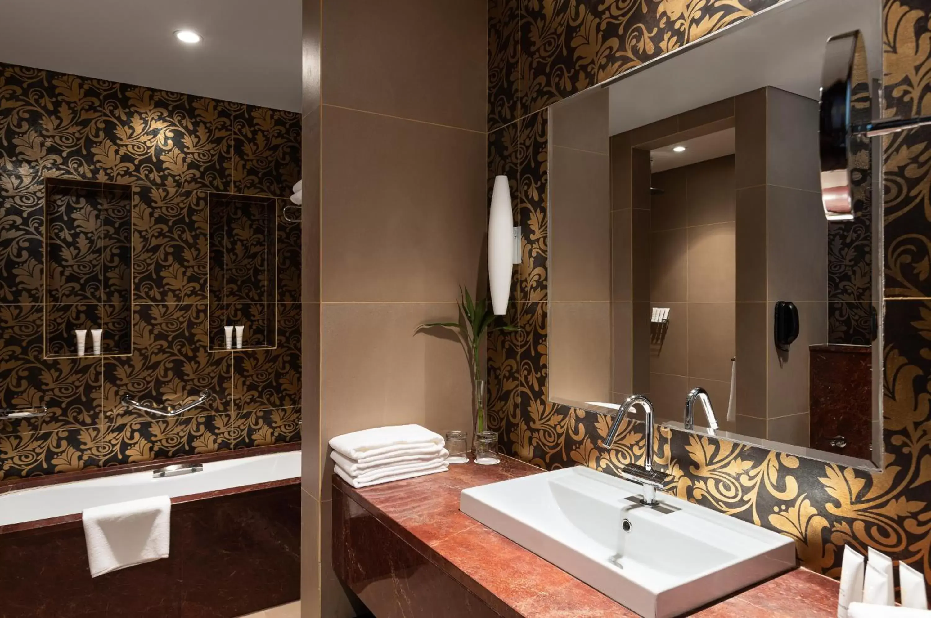 Bathroom in Crowne Plaza Riyadh - RDC Hotel & Convention, an IHG Hotel