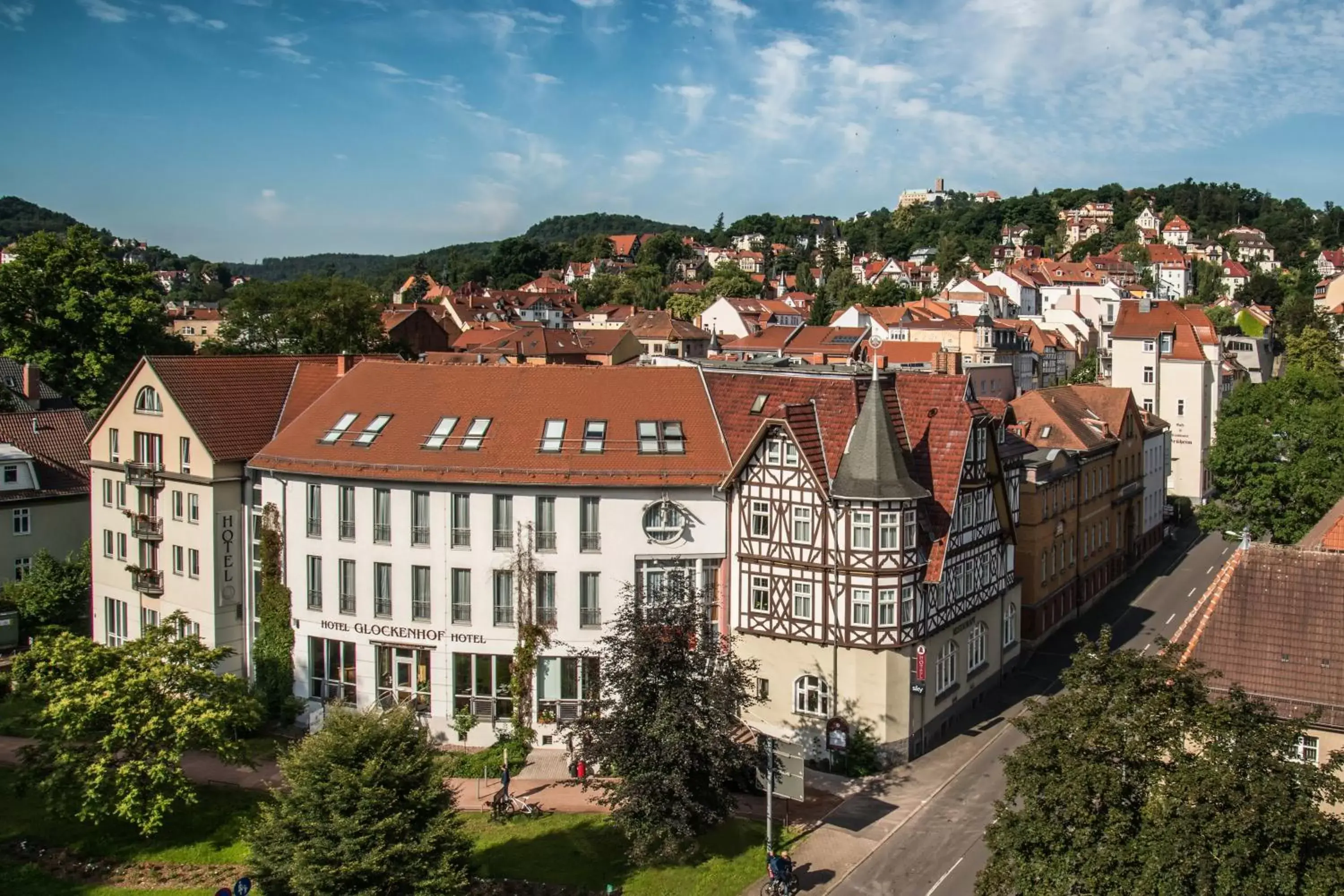 Property building, Bird's-eye View in Glockenhof