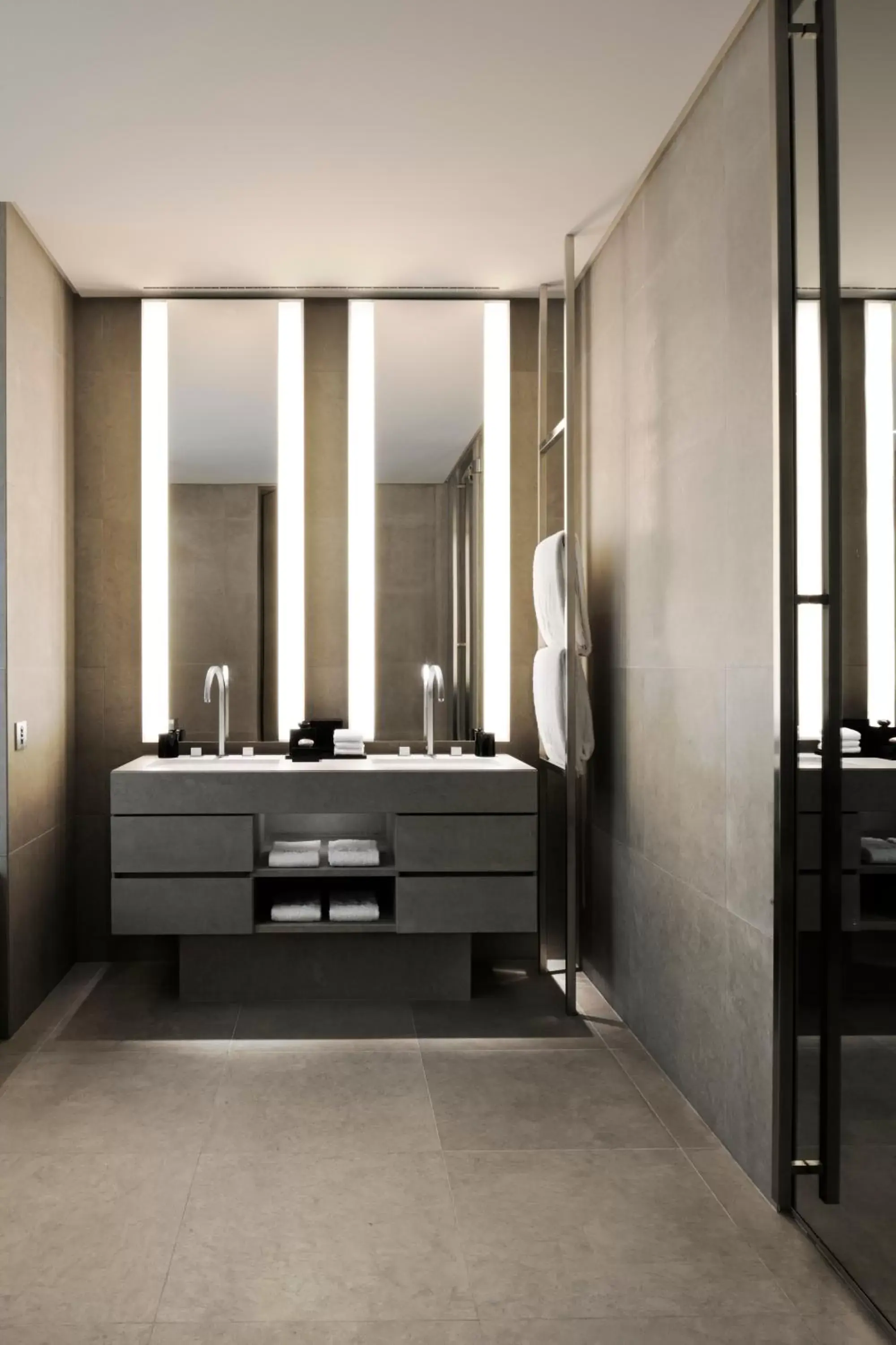 Bathroom in Armani Hotel Milano