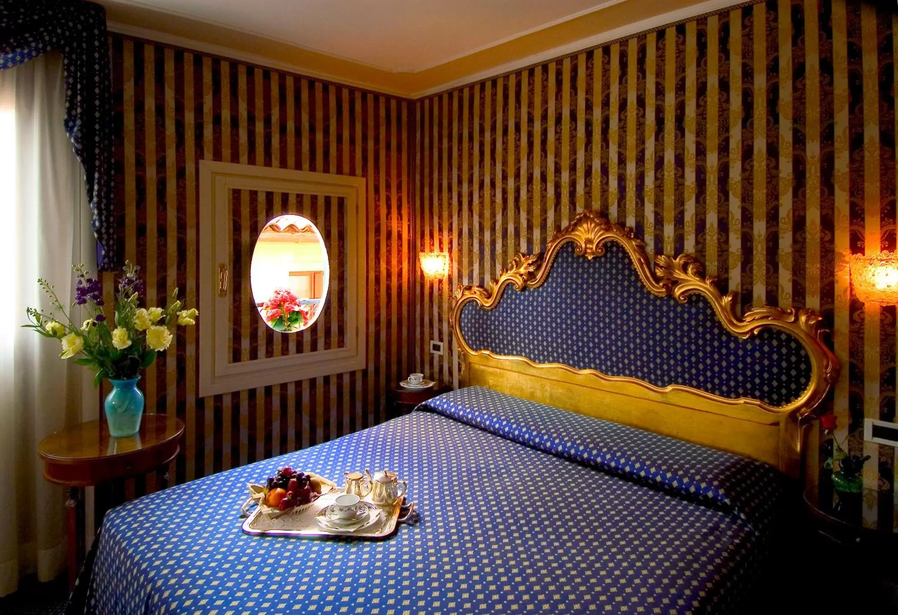 Bed in Hotel Concordia