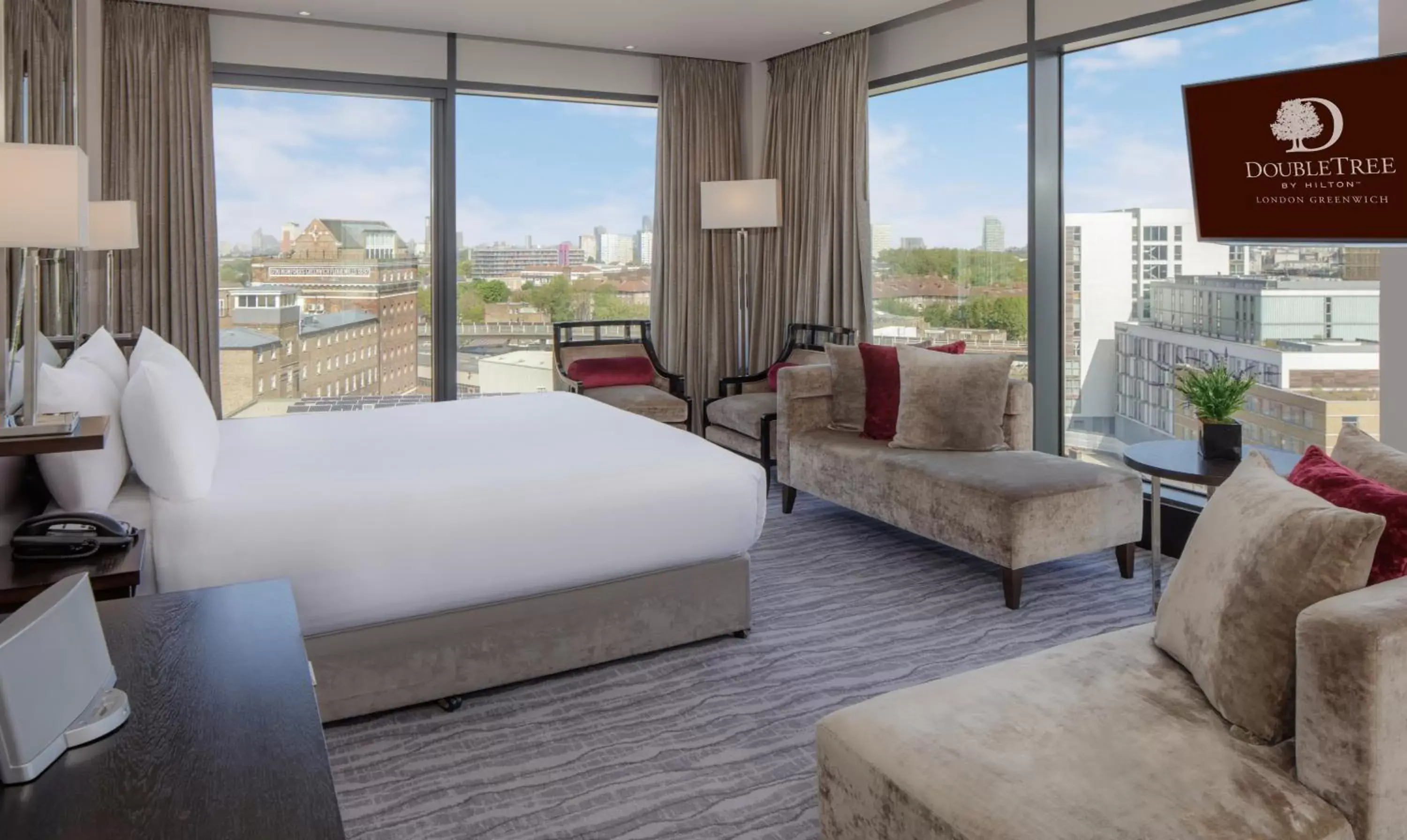 Bedroom in Doubletree By Hilton London - Greenwich