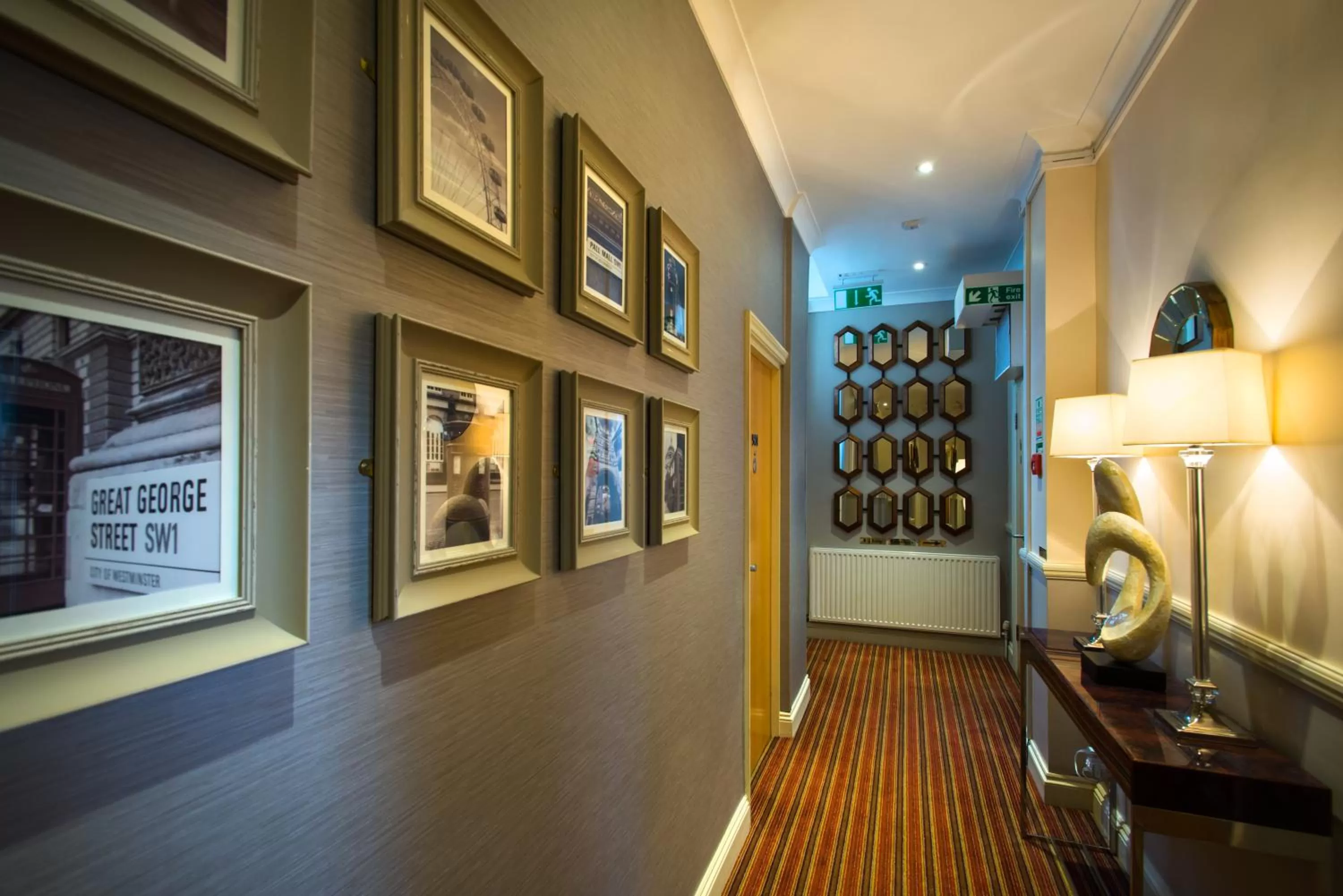 Decorative detail in Best Western Buckingham Palace Rd