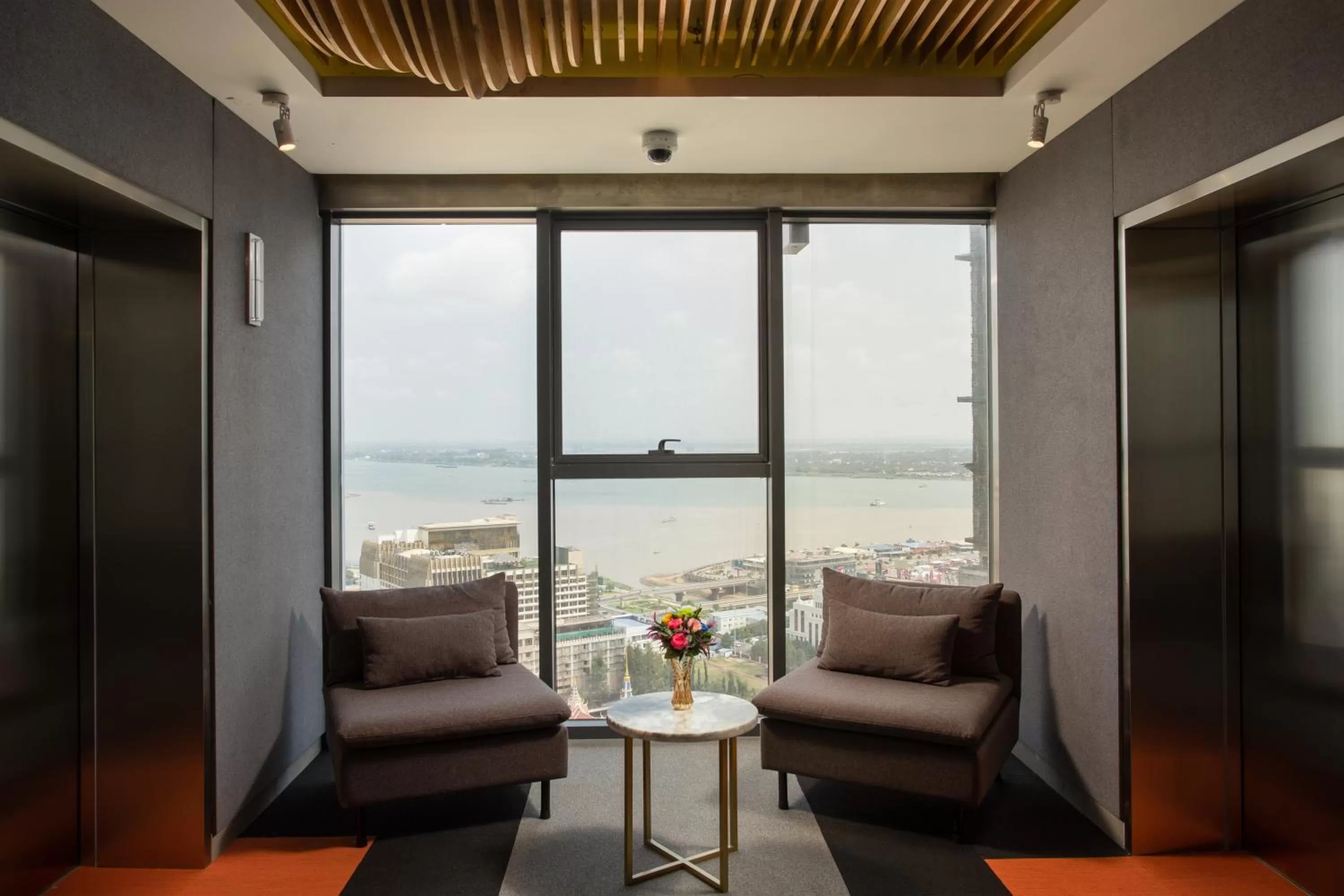 Seating area in The Snowbell Hotel