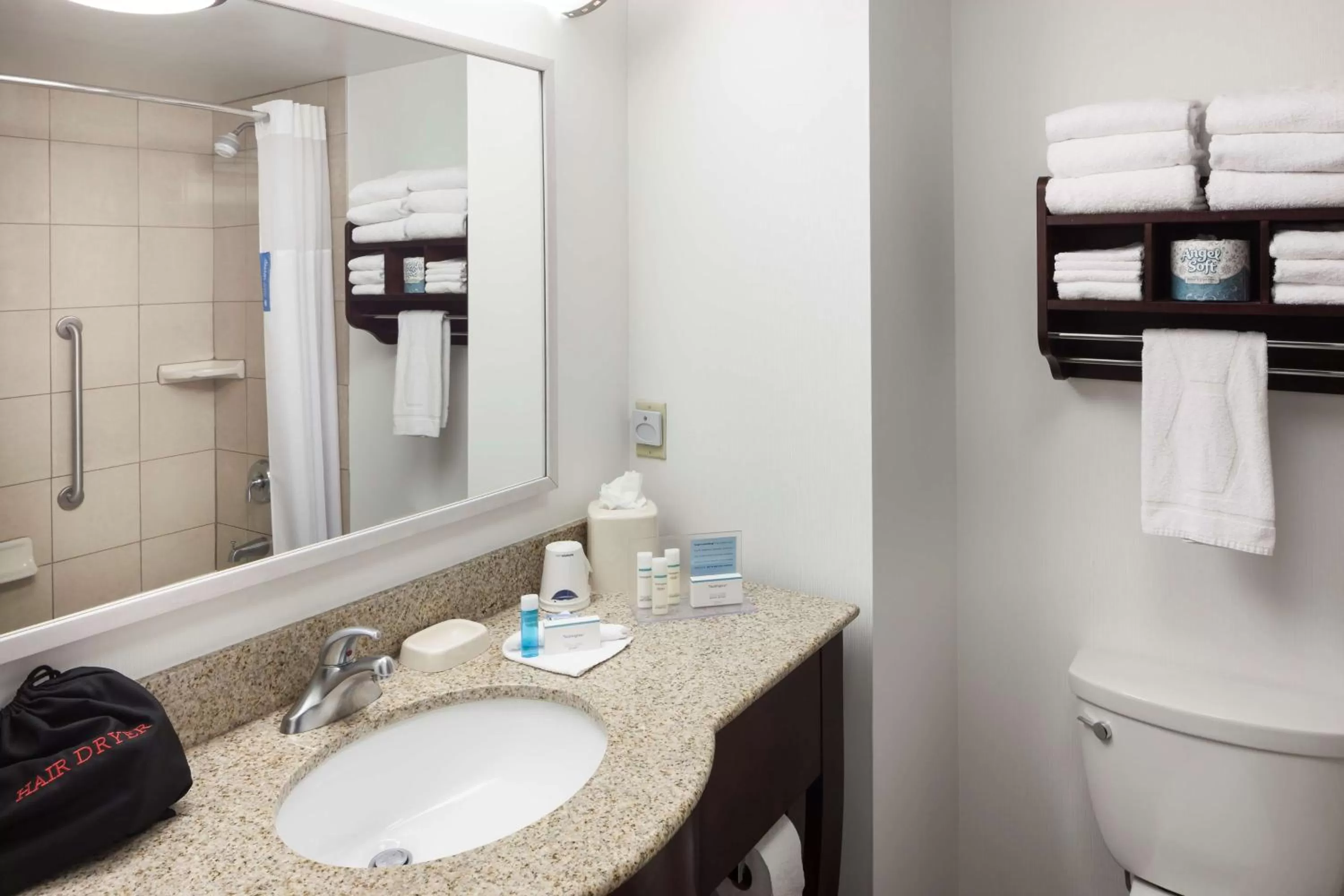 Shower in Hampton Inn & Suites Oklahoma City-Bricktown