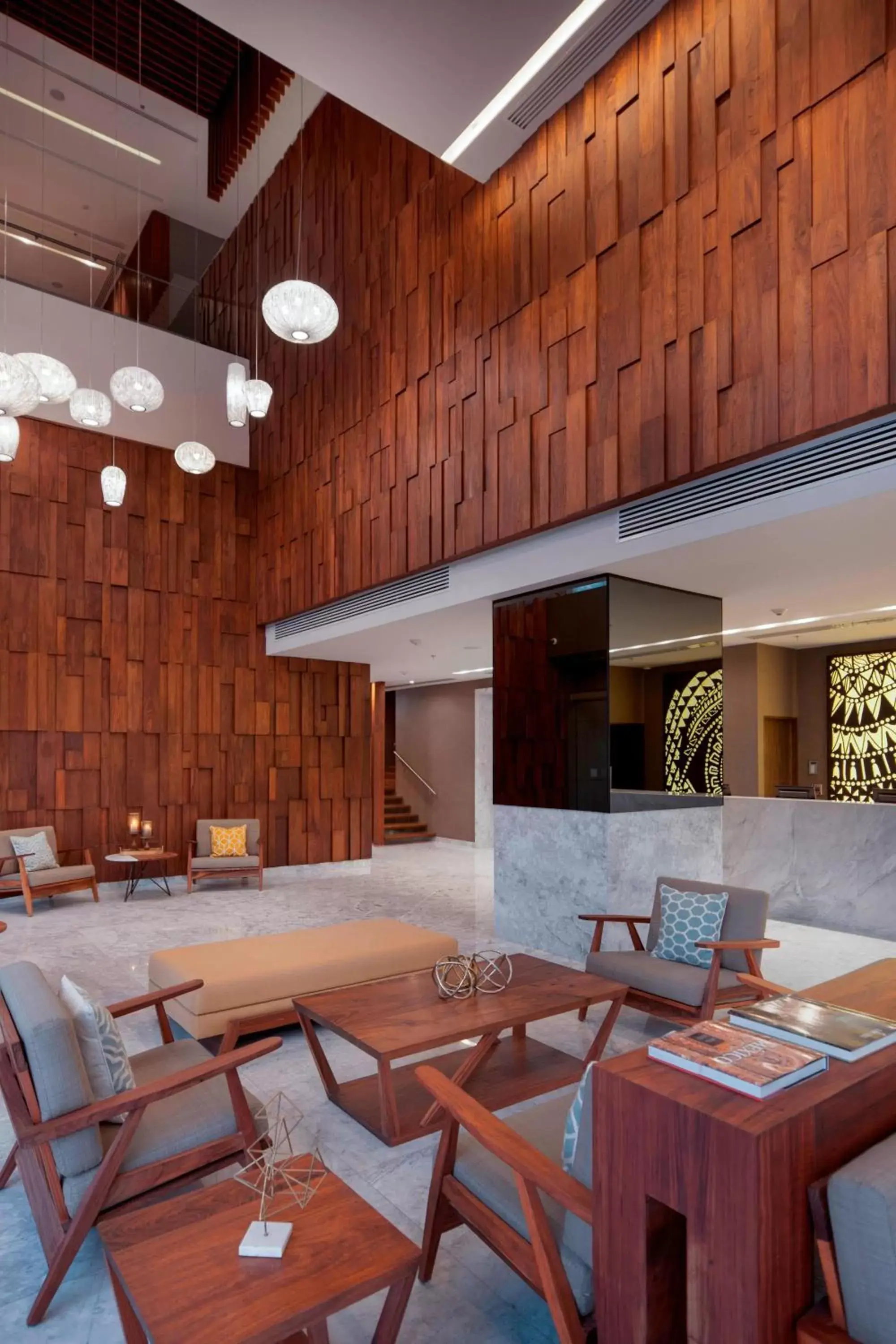 Lobby or reception in AC Hotel by Marriott Santa Fe