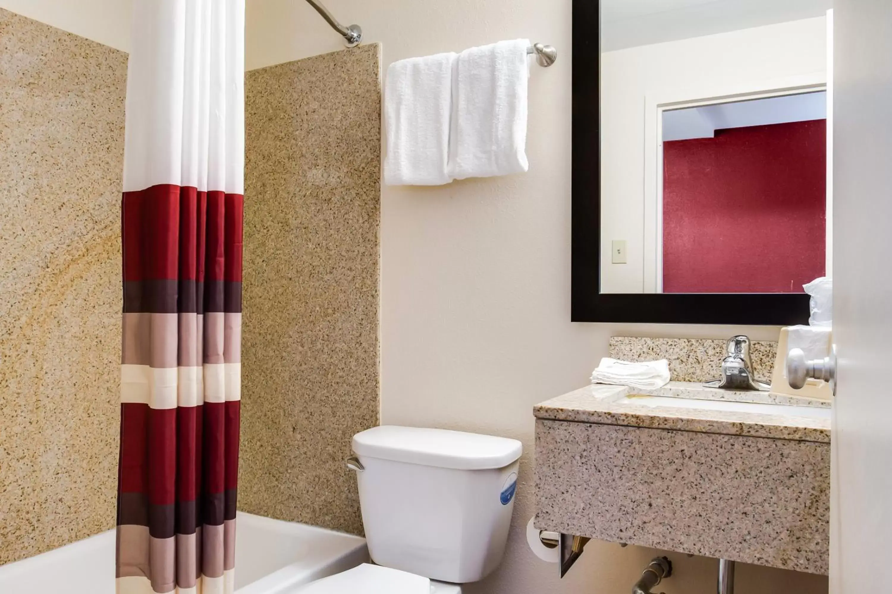 Bathroom in Red Roof Inn York Downtown Bathroom in Red Roof Inn York Downtown