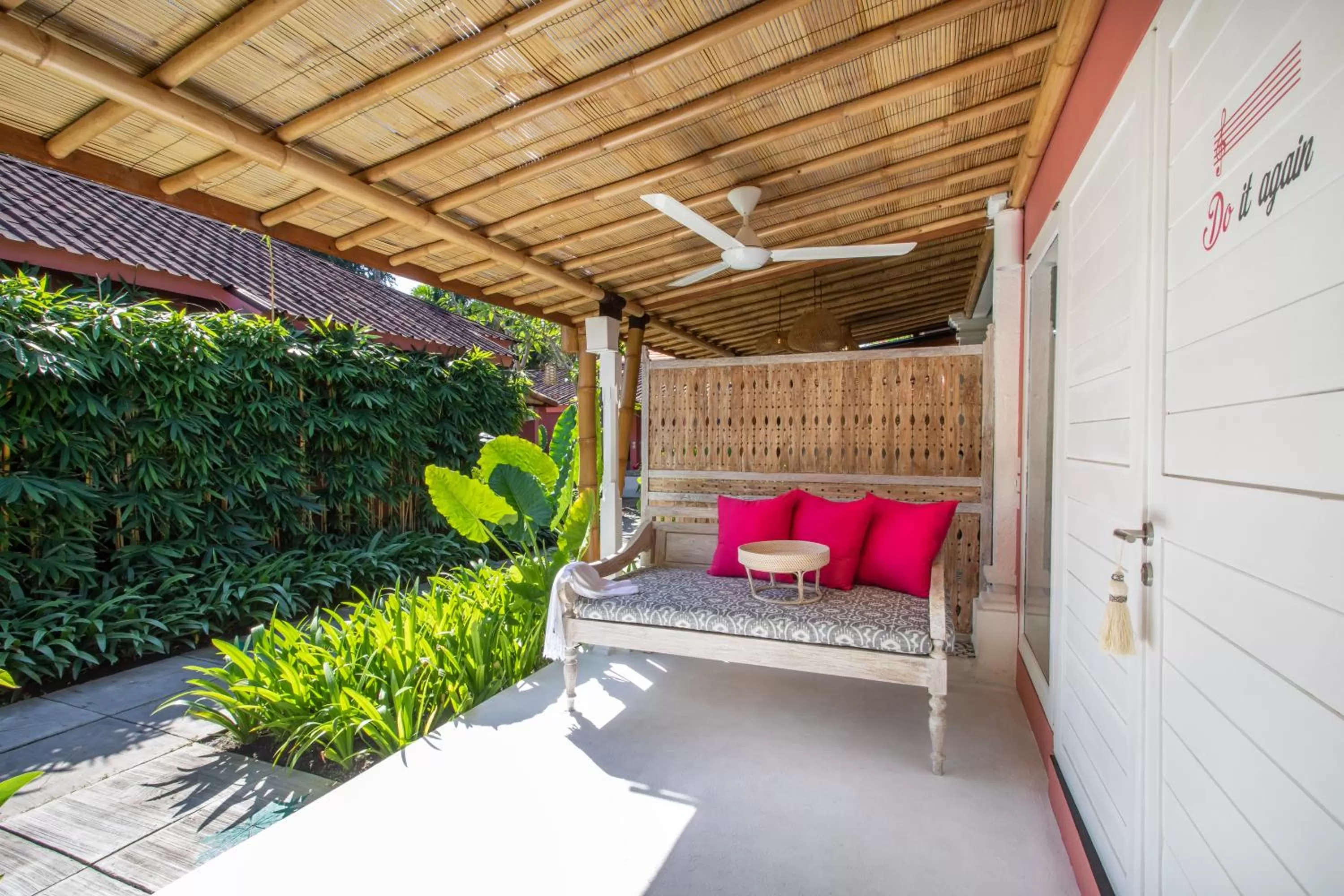 Balcony/Terrace in PinkPrivate Sanur - for Cool Adults Only